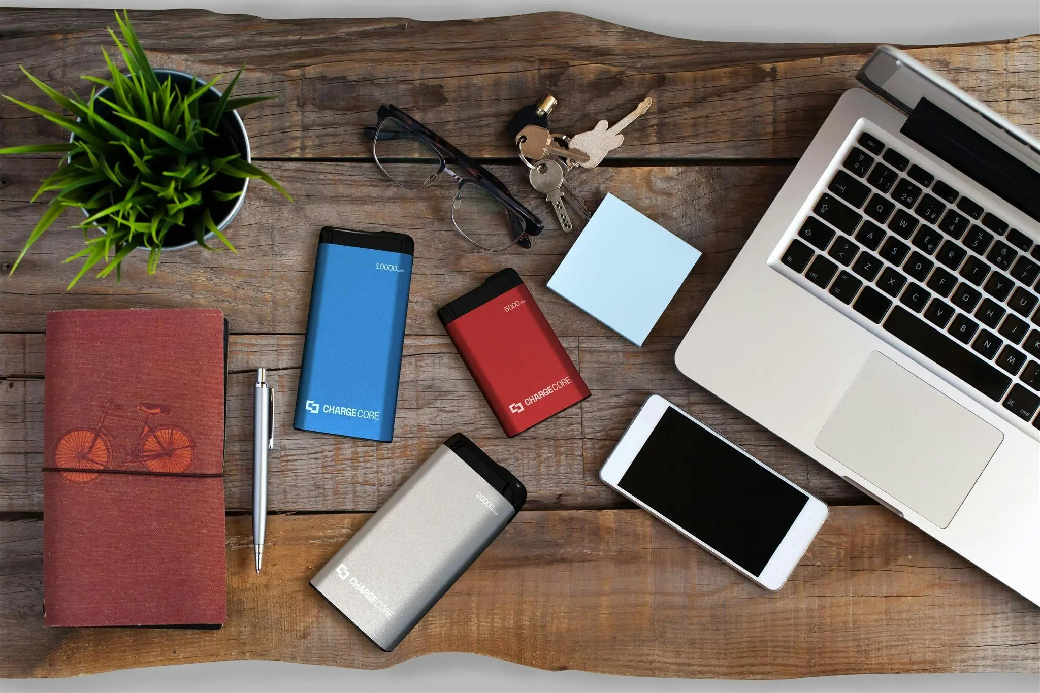 Laser 5000mAh Portable Power Bank LED Red Cable Included