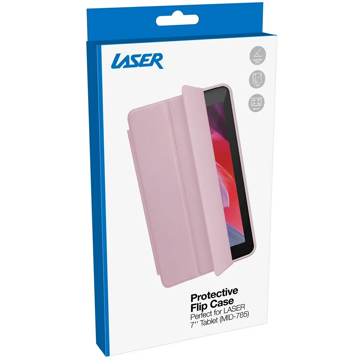 Laser 7" Flip Case for MID-785 Tablet - Pink