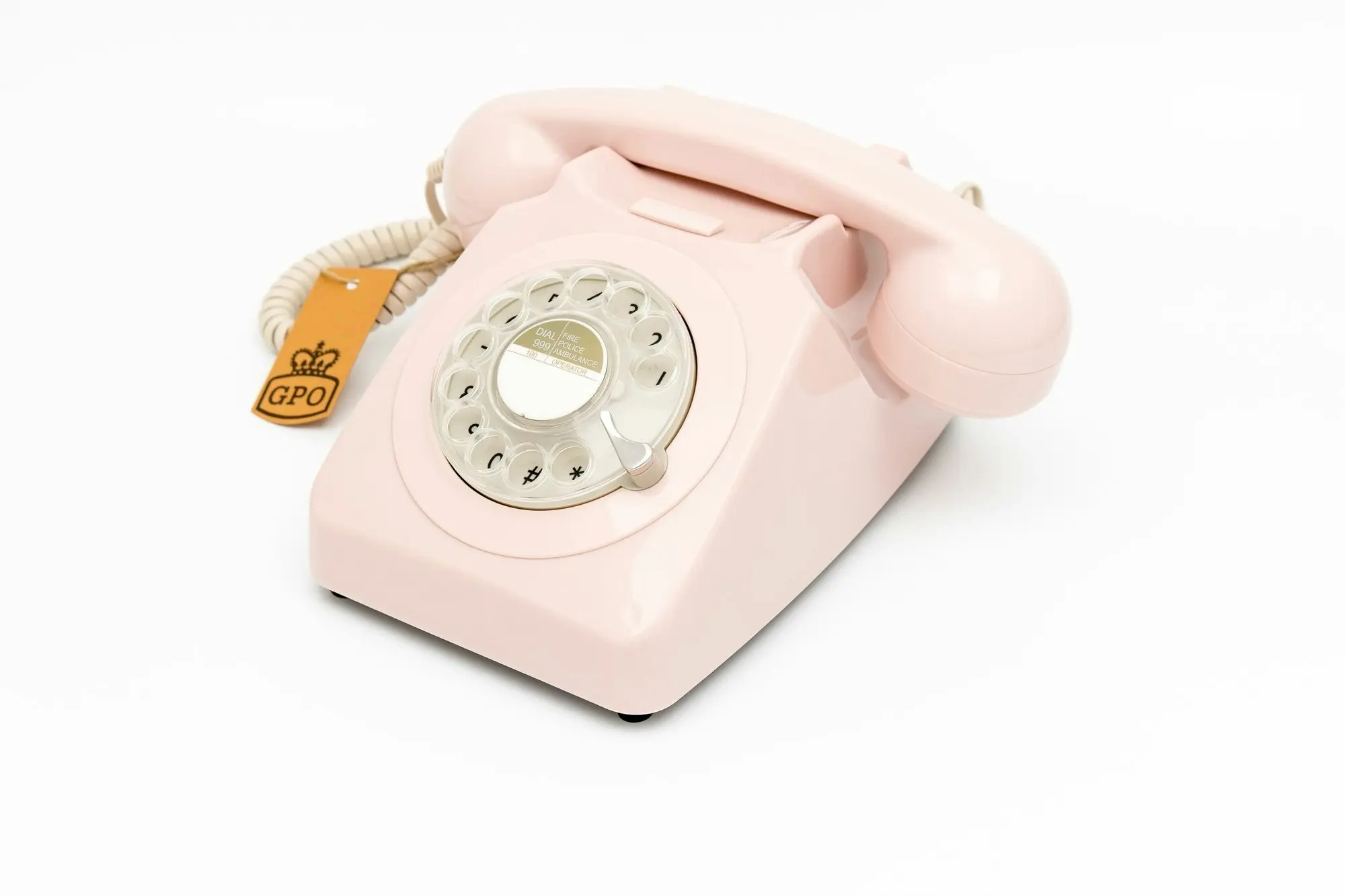 GPO Retro 746 Rotary Telephone - Carnation Pink