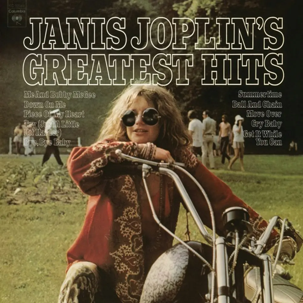 Janis Joplin Janis Joplin's Greatest Hits Vinyl Album & Crosley Record Storage Display Stand