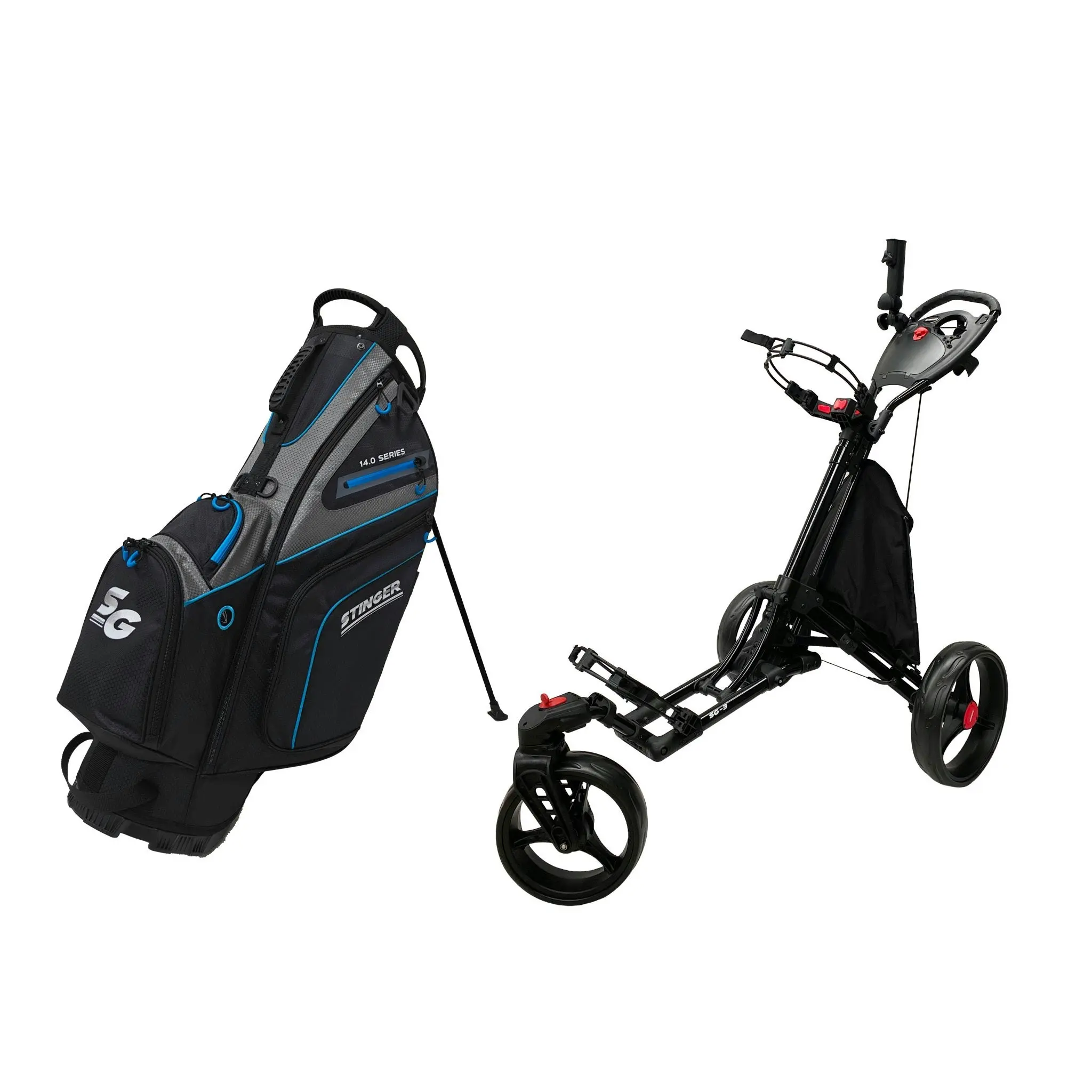 Stinger SG-3 Golf Buggy & Golf Bag Bundle