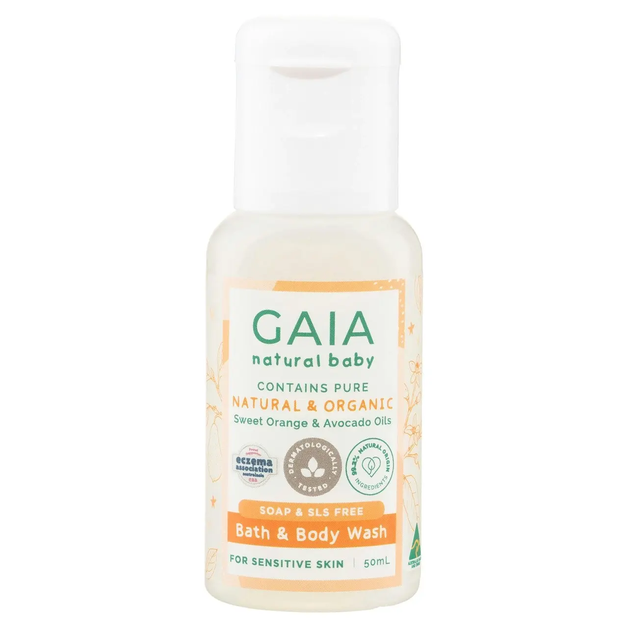 Gaia Natural Baby Mini Traveller Kit 50mL 3 Pack