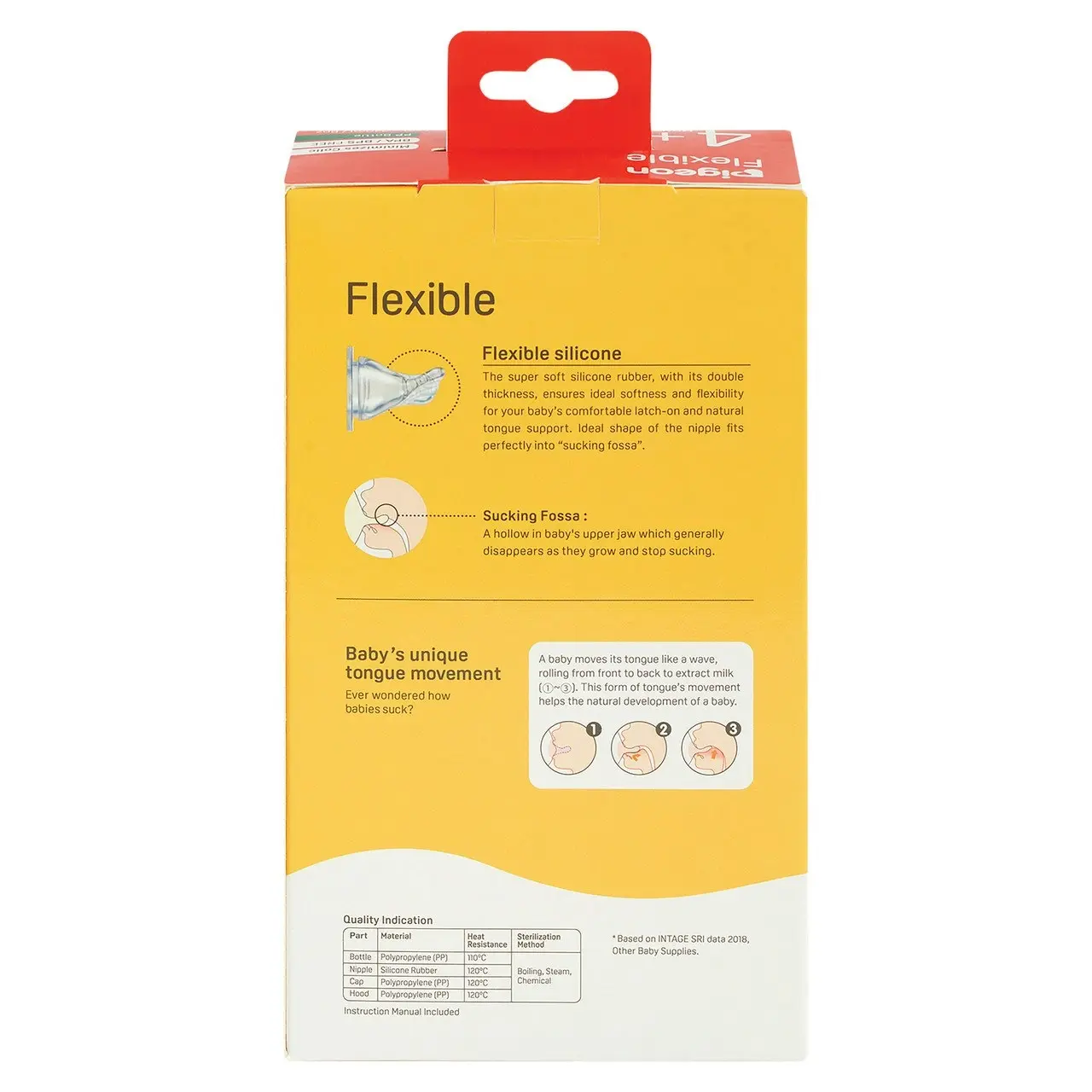 PIGEON Flexible(TM) Peristaltic Bottle Slim Neck 240ml x 2 Twin Pack