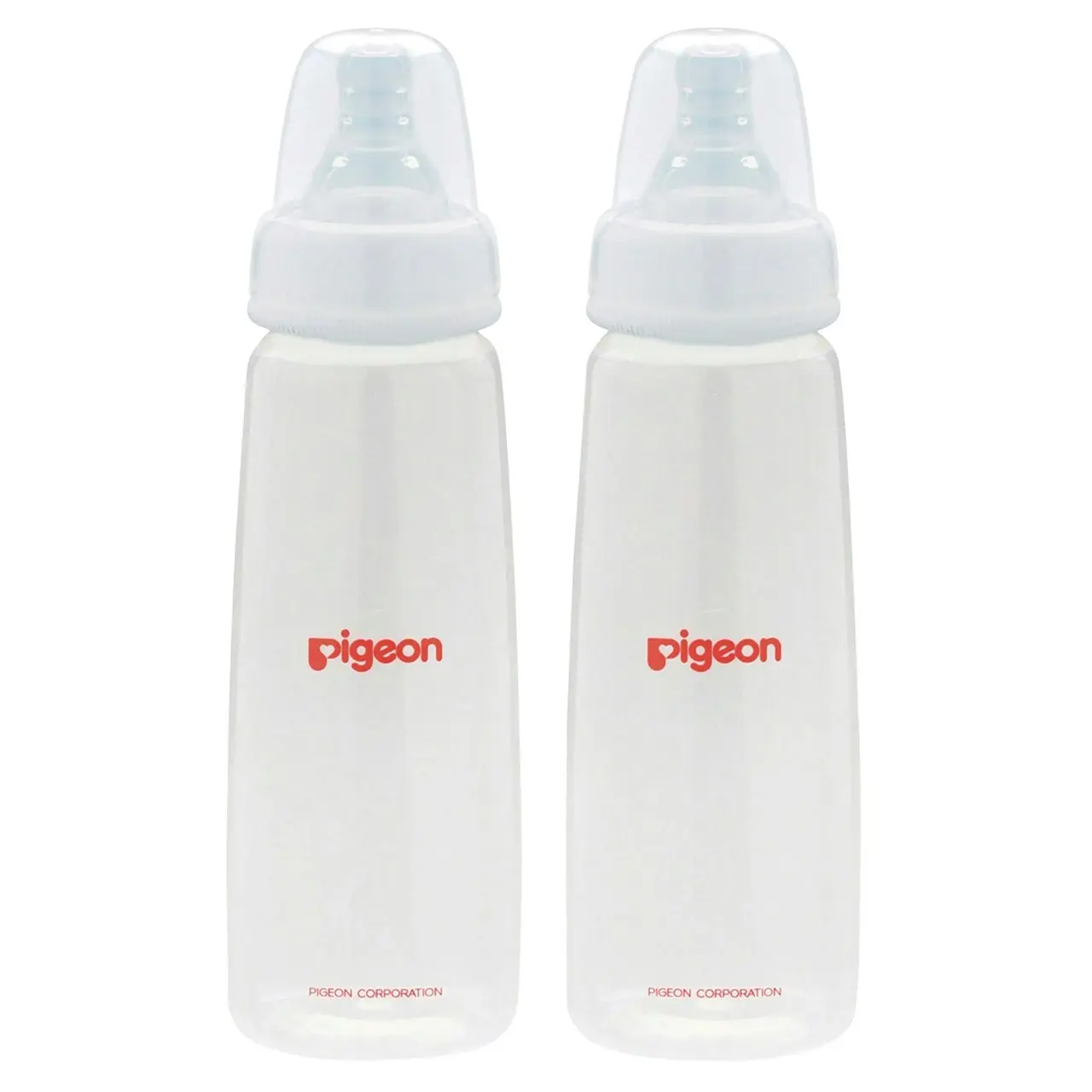 PIGEON Flexible(TM) Peristaltic Bottle Slim Neck 240ml x 2 Twin Pack