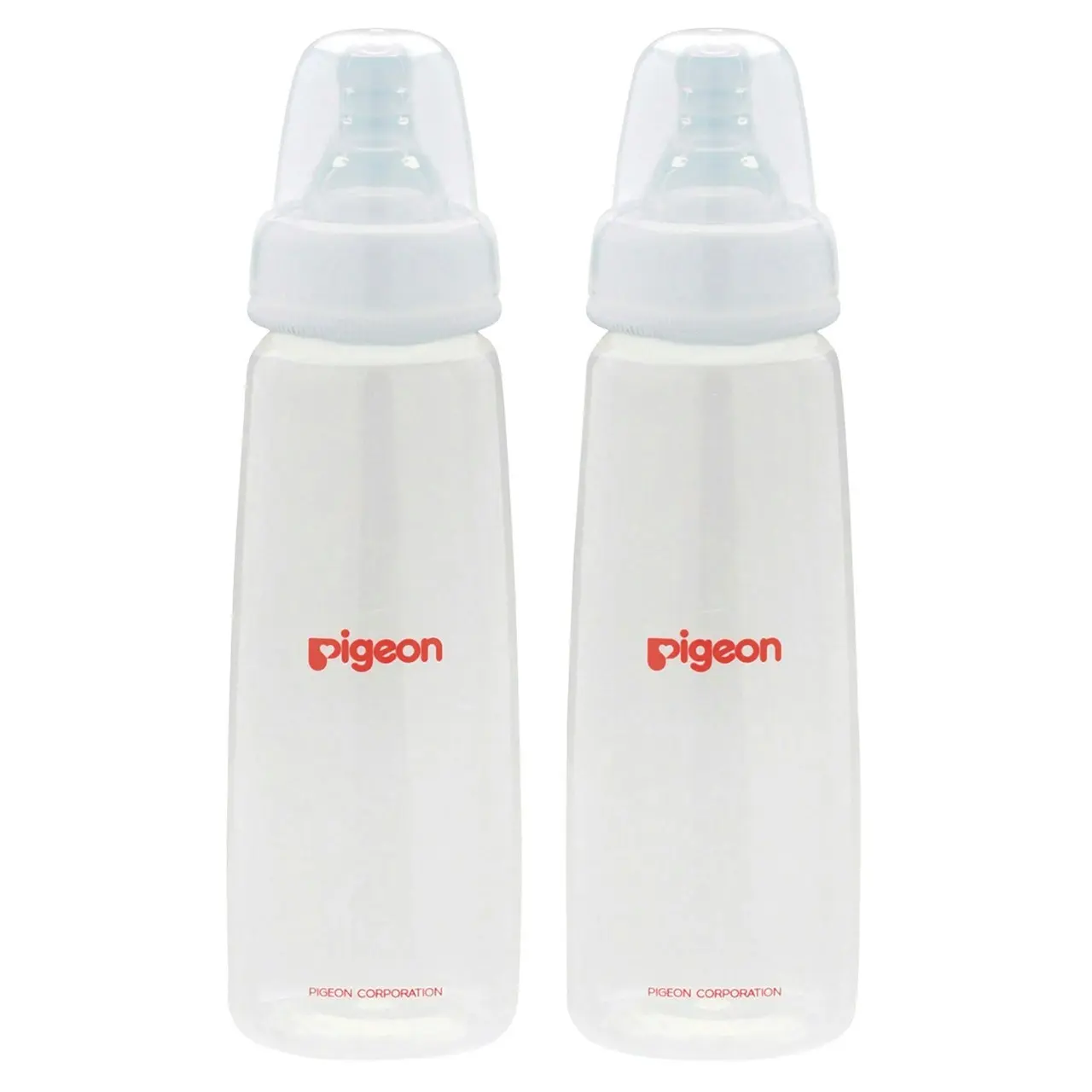 PIGEON Flexible(TM) Peristaltic Bottle Slim Neck 240ml x 2 Twin Pack