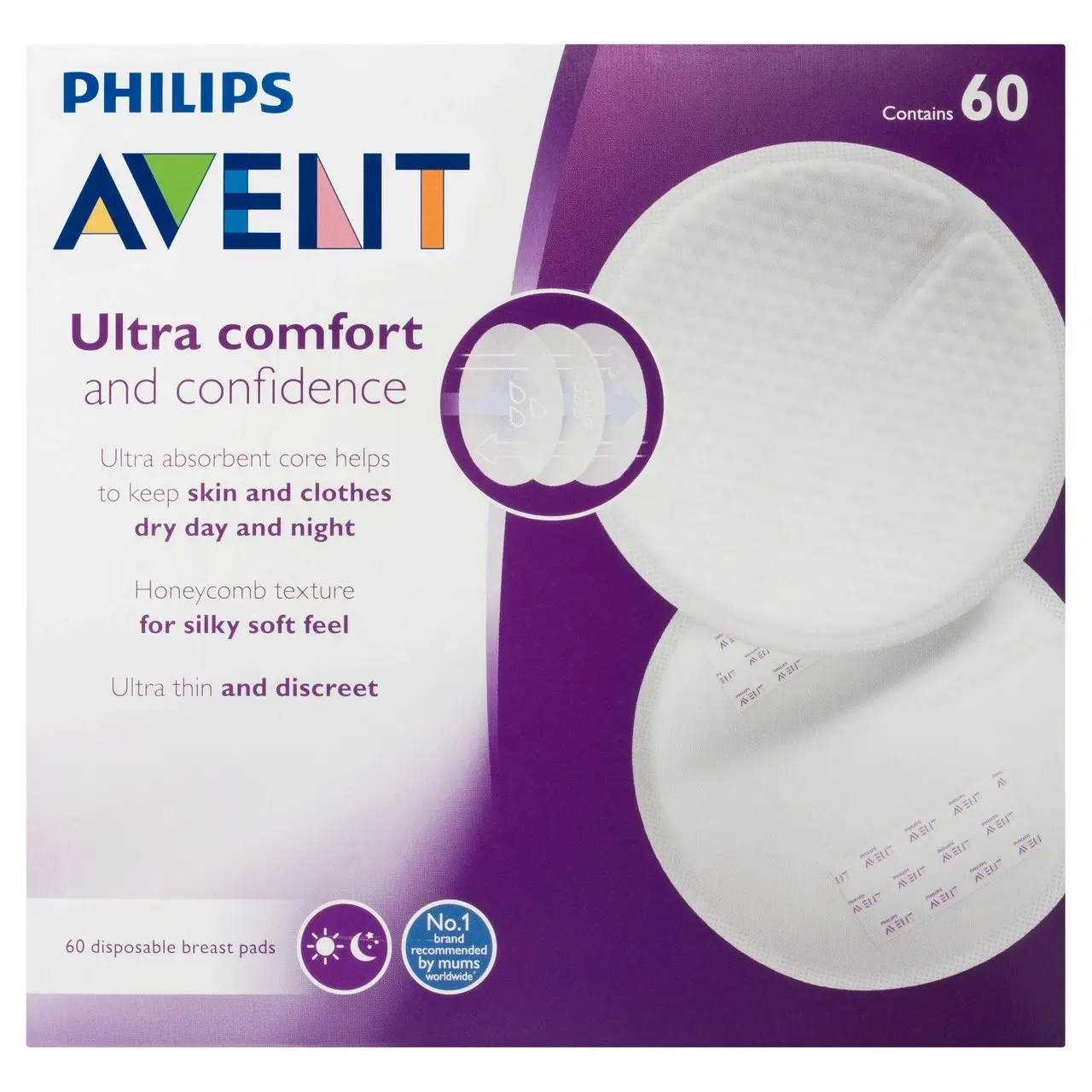 Philips Avent Ultra Comfort Disposable Breast Pads 60 Pack