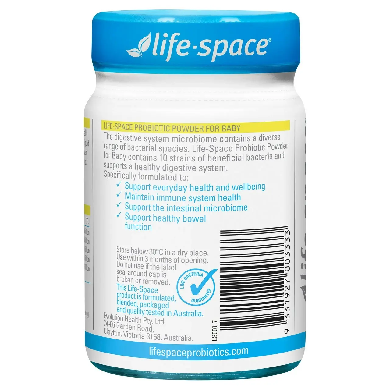 Life-Space Probiotic Powder for Baby 0-3 Years Oral Powder 60g