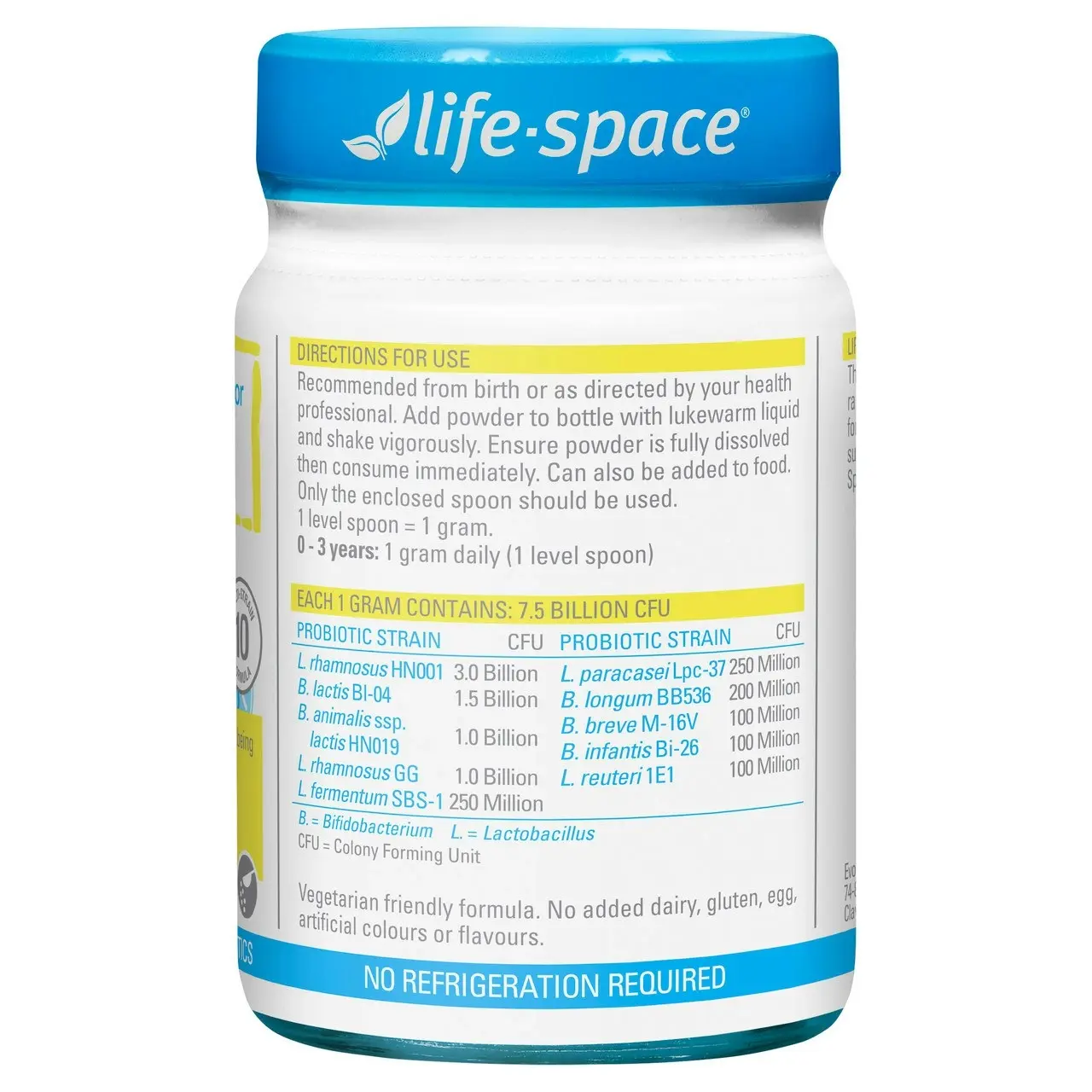 Life-Space Probiotic Powder for Baby 0-3 Years Oral Powder 60g