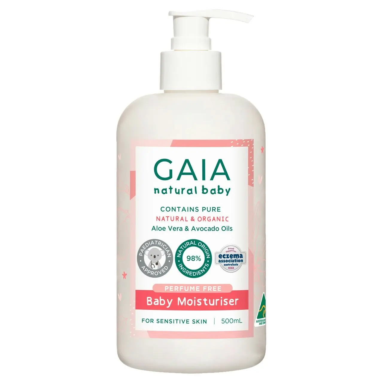 Gaia Natural Baby Moisturiser 500mL