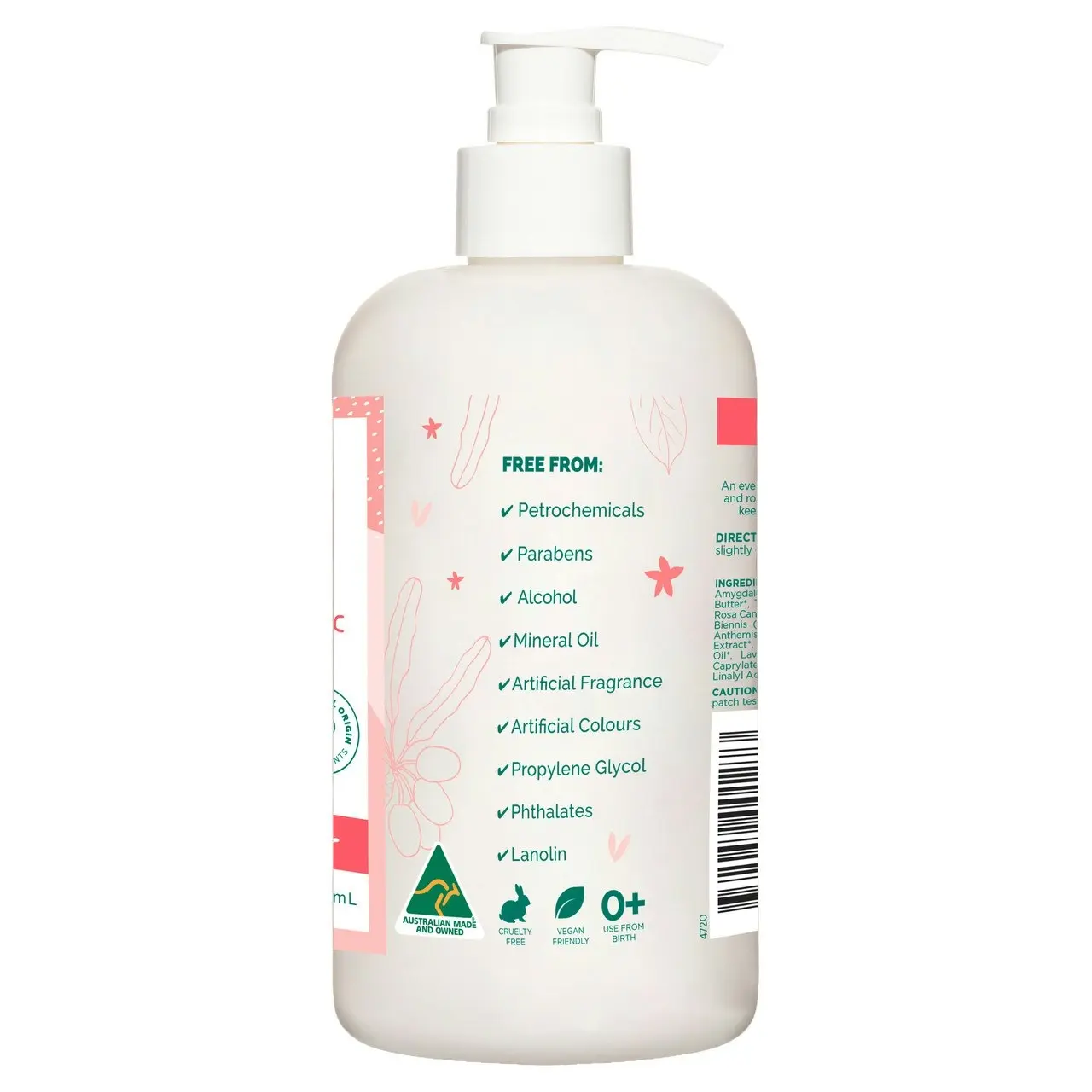 Gaia Natural Baby Moisturiser 500mL