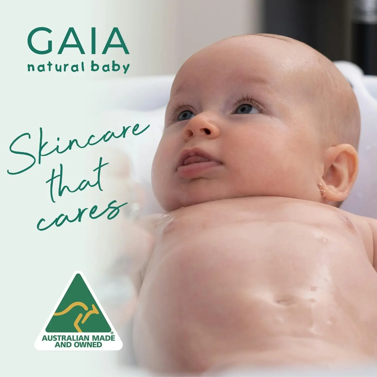 Gaia Natural Baby Hair & Body Wash 500mL