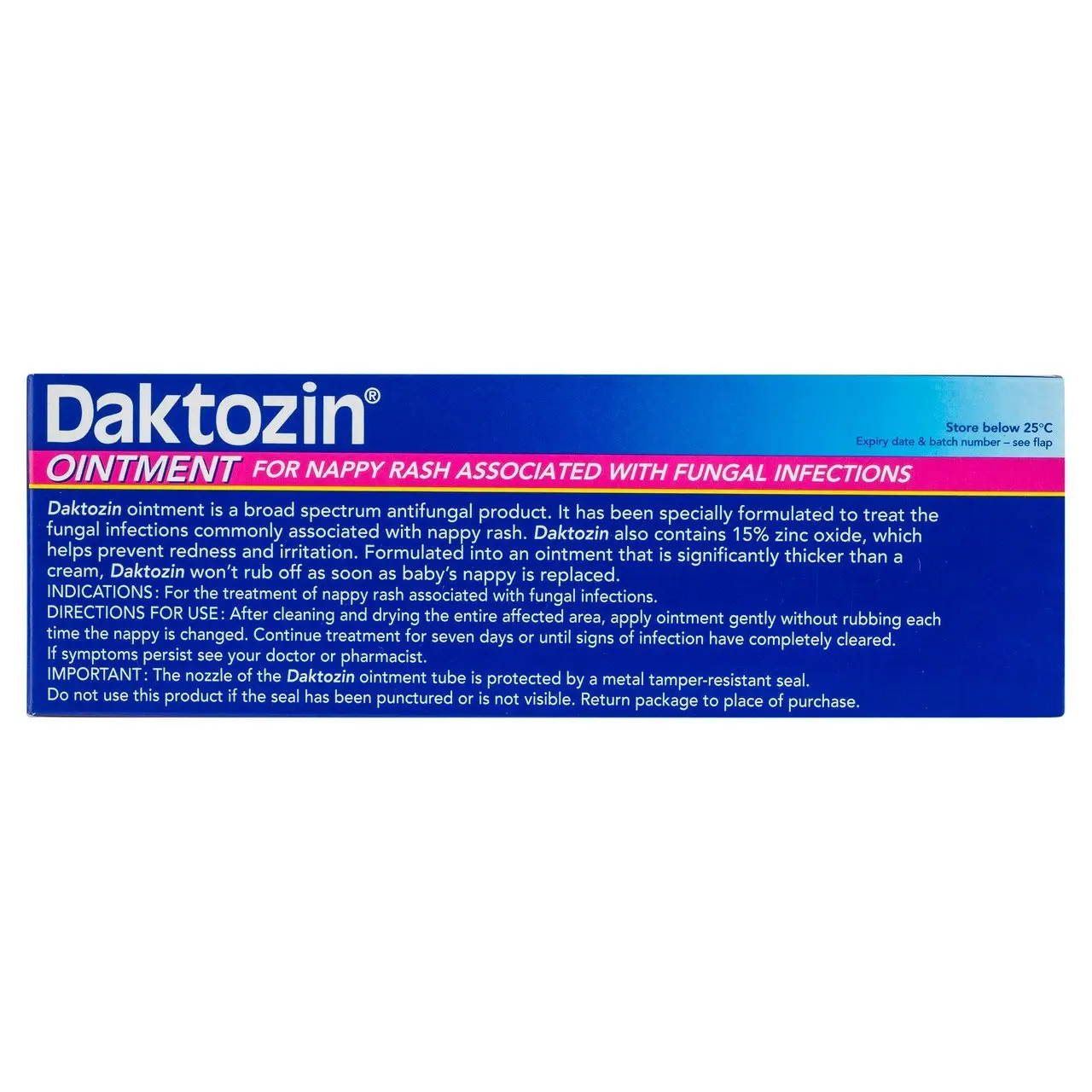 Daktozin Nappy Rash Ointment 90g