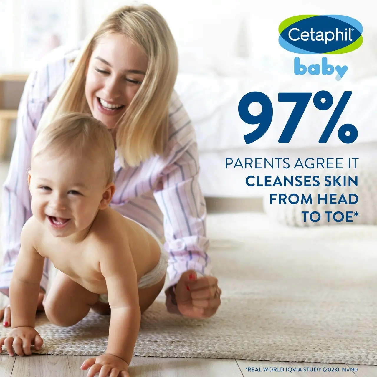 Cetaphil Baby Gentle Wash & Shampoo, Organic Calendula 400mL