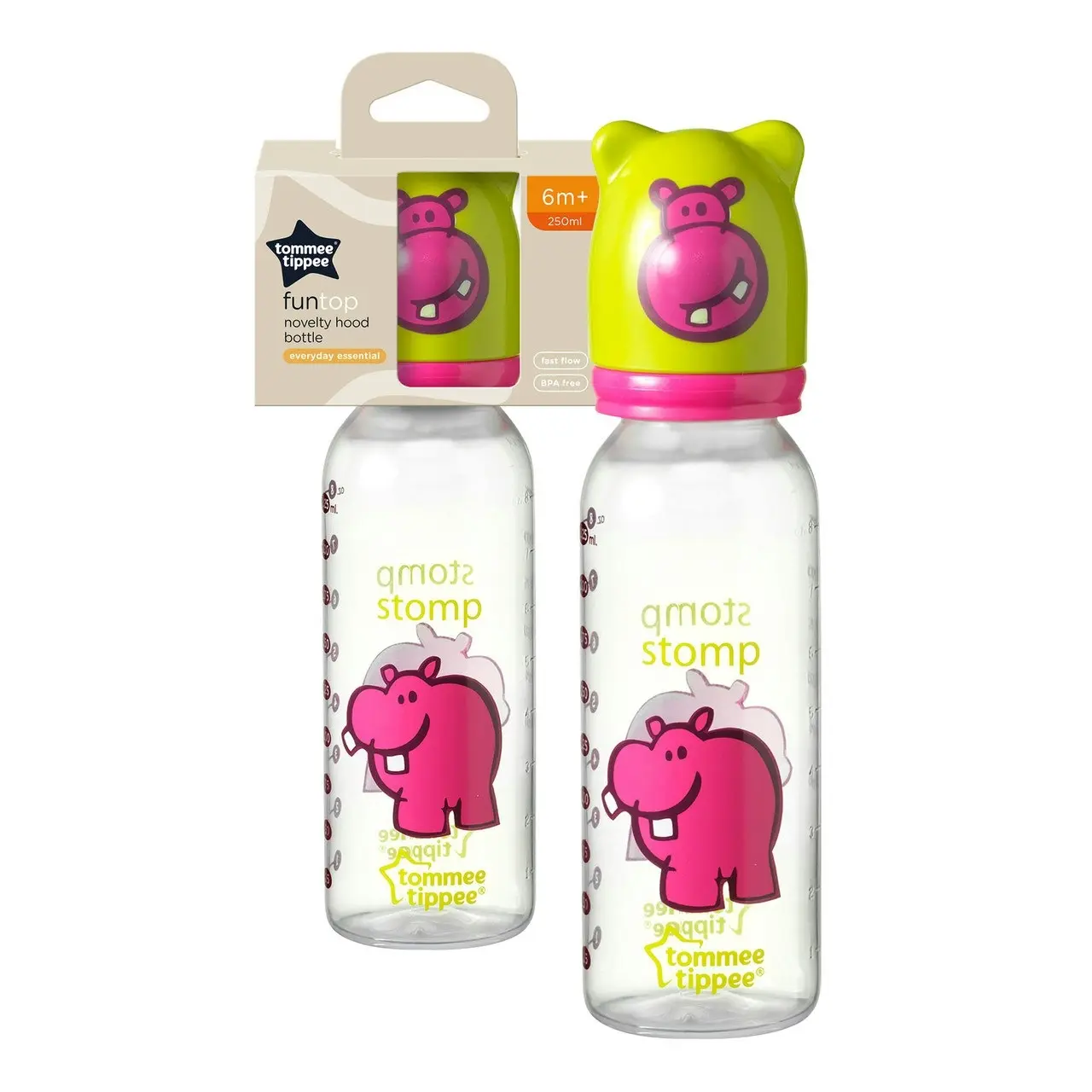 Tommee Tippee Novelty Hood Bottle, 6m+, 1 Pack