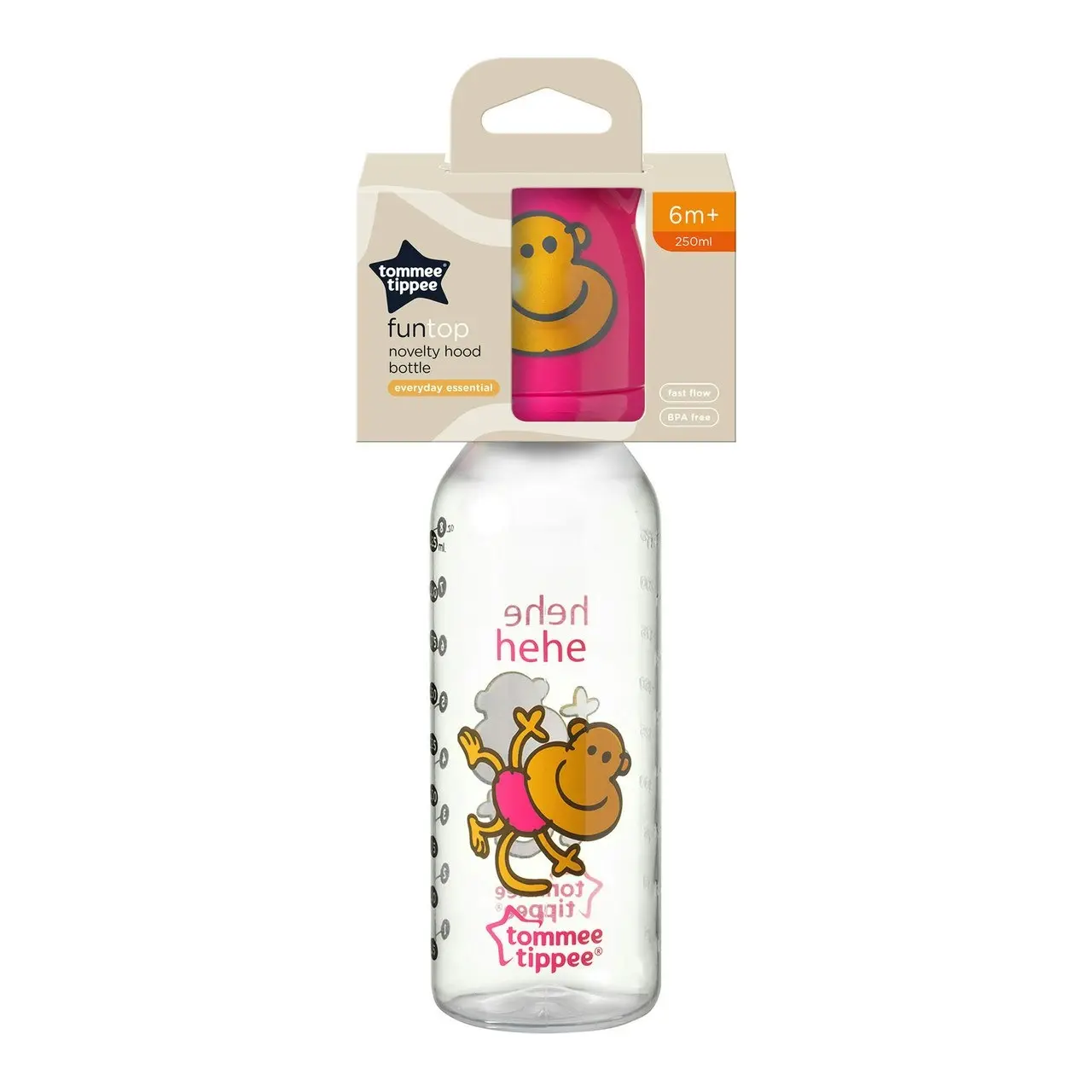 Tommee Tippee Novelty Hood Bottle, 6m+, 1 Pack