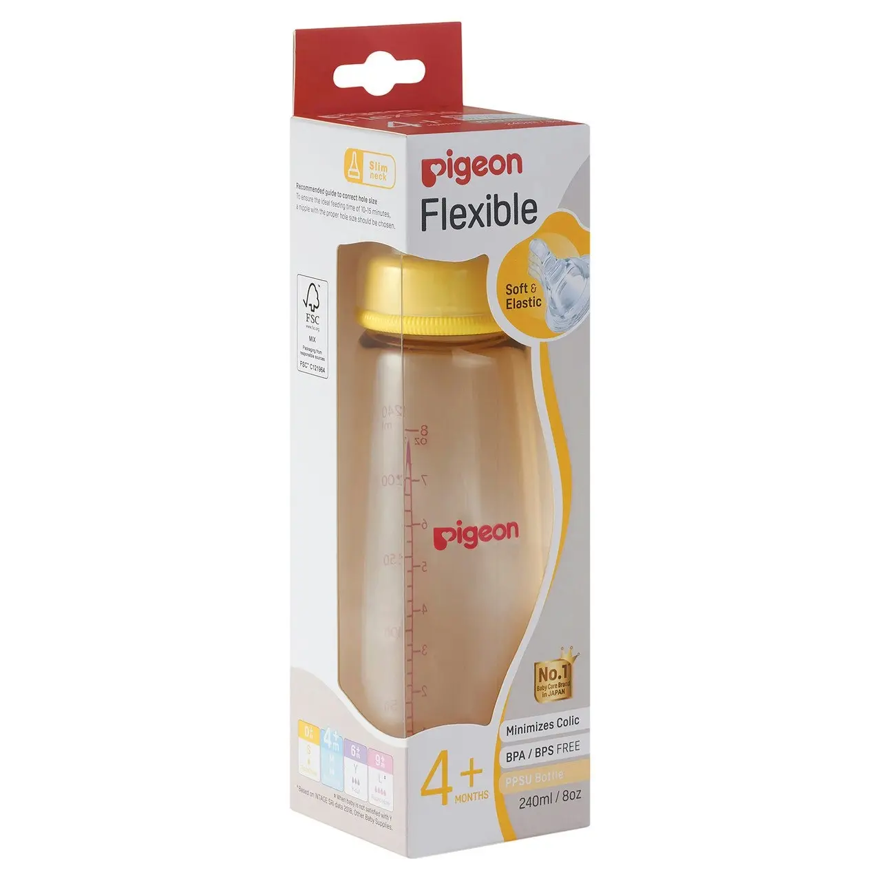 PIGEON Flexible Bottle Ppsu 240ml