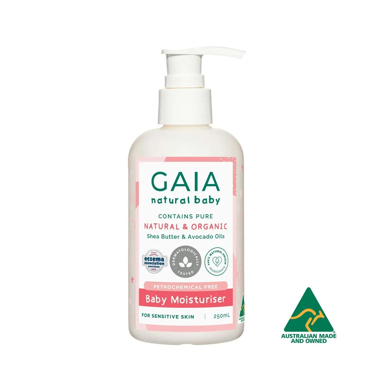 Gaia Natural Baby Moisturiser 250mL