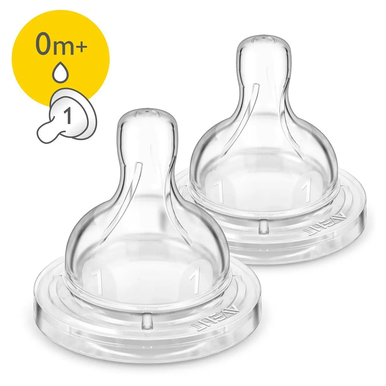 Philips Avent Anti-Colic Teat 0m+ 2 Pack