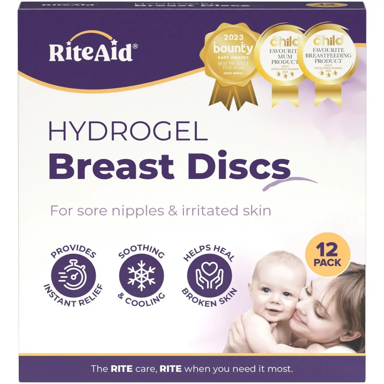 Rite Aid Hydrogel Breast Discs 12 Pack