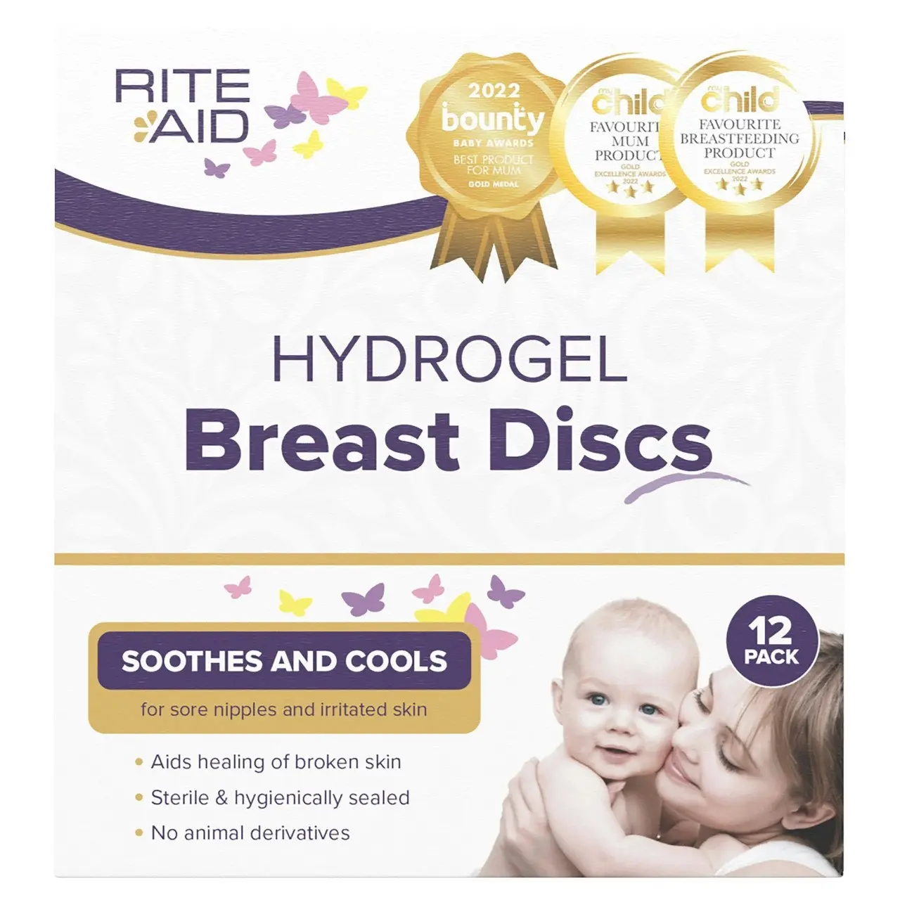 Rite Aid Hydrogel Breast Discs 12 Pack