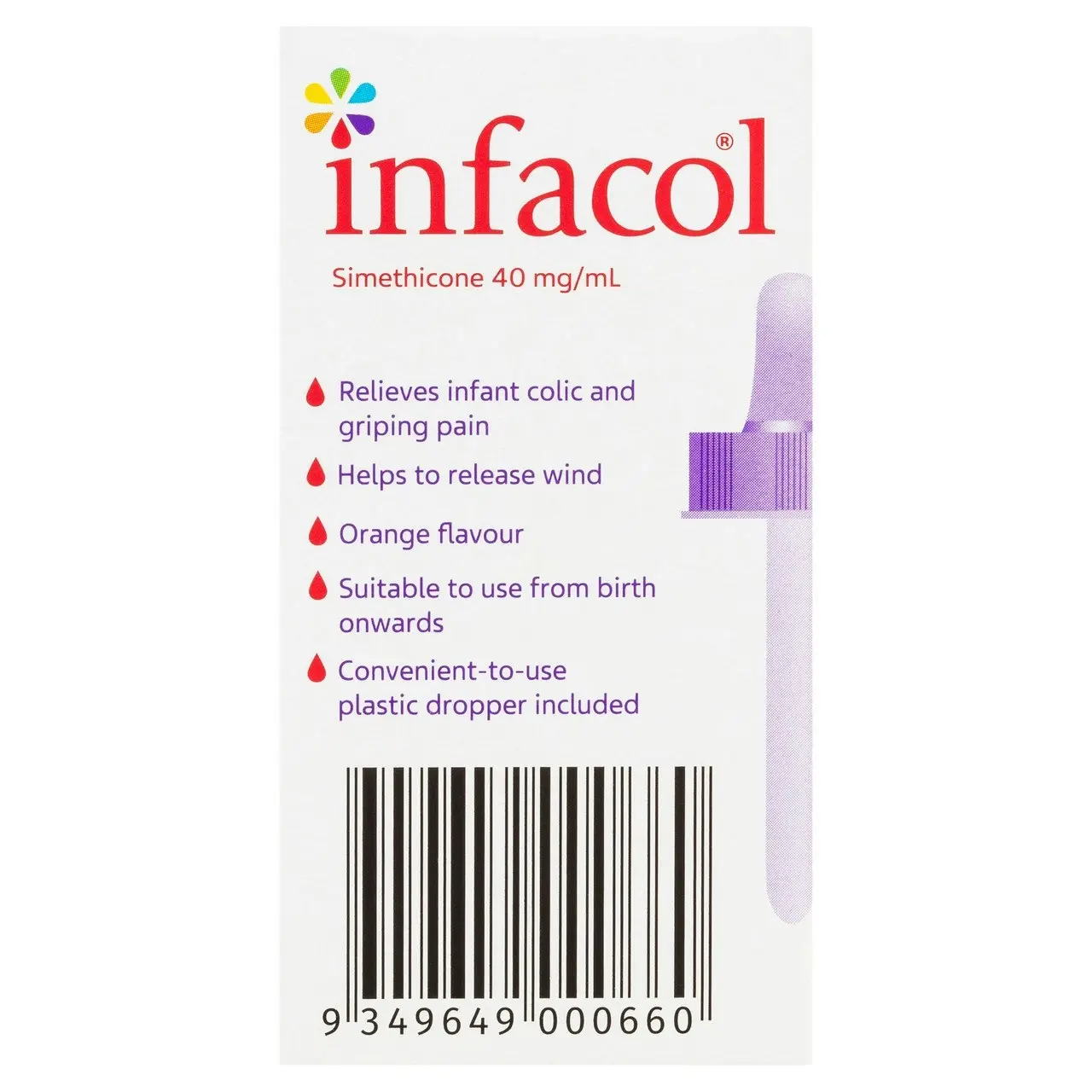 Infacol Simethicone 40mg Orange 50mL