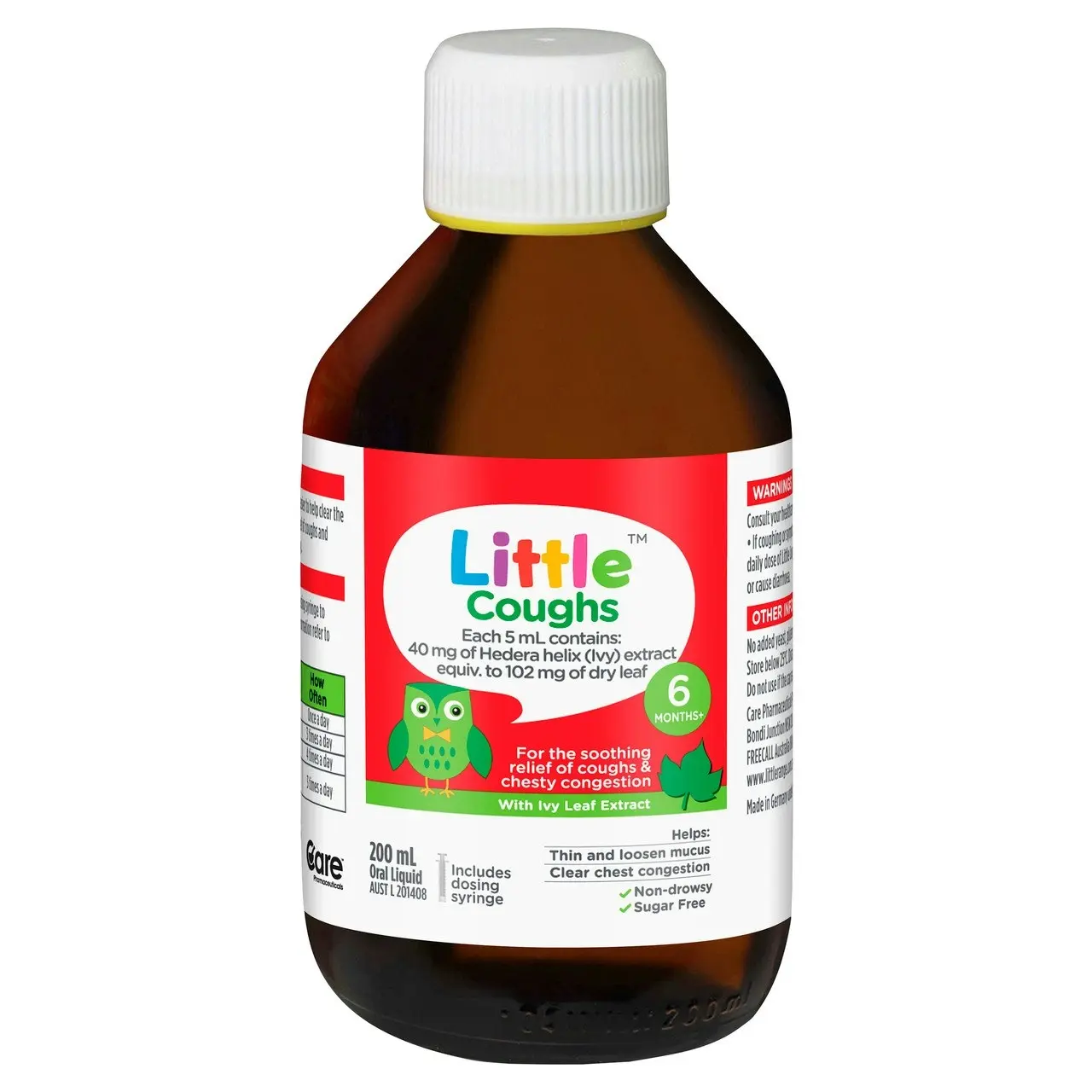 Little Coughs Oral Liquid Original 200mL