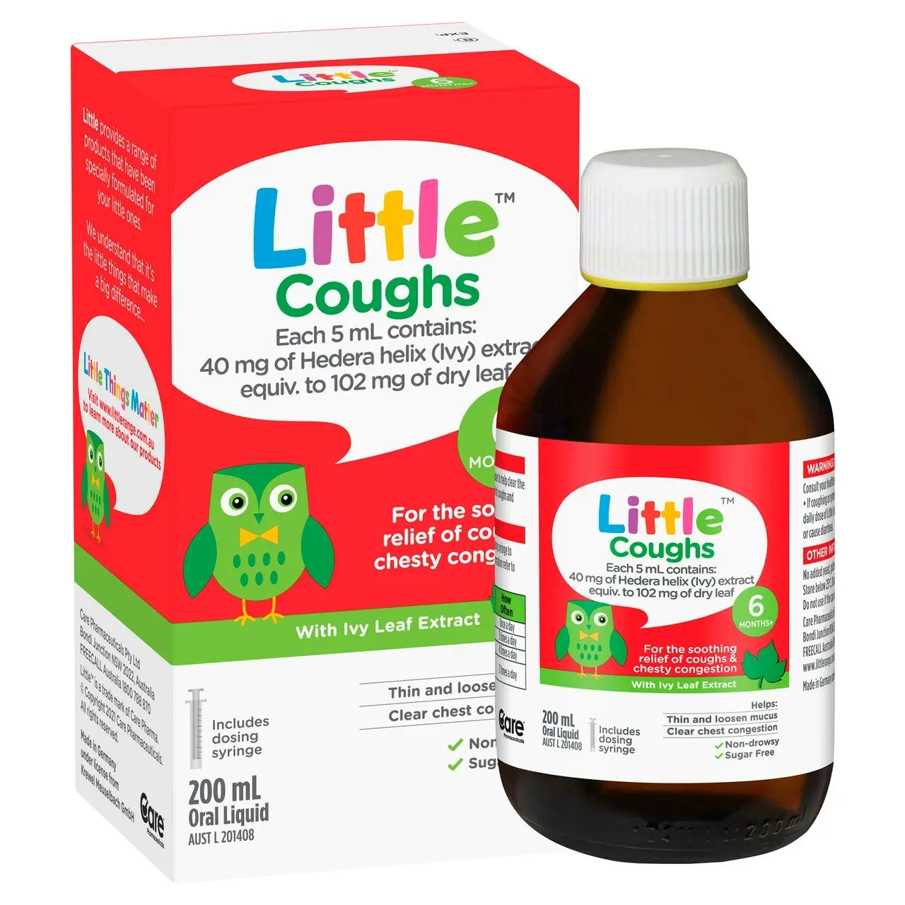 Little Coughs Oral Liquid Original 200mL