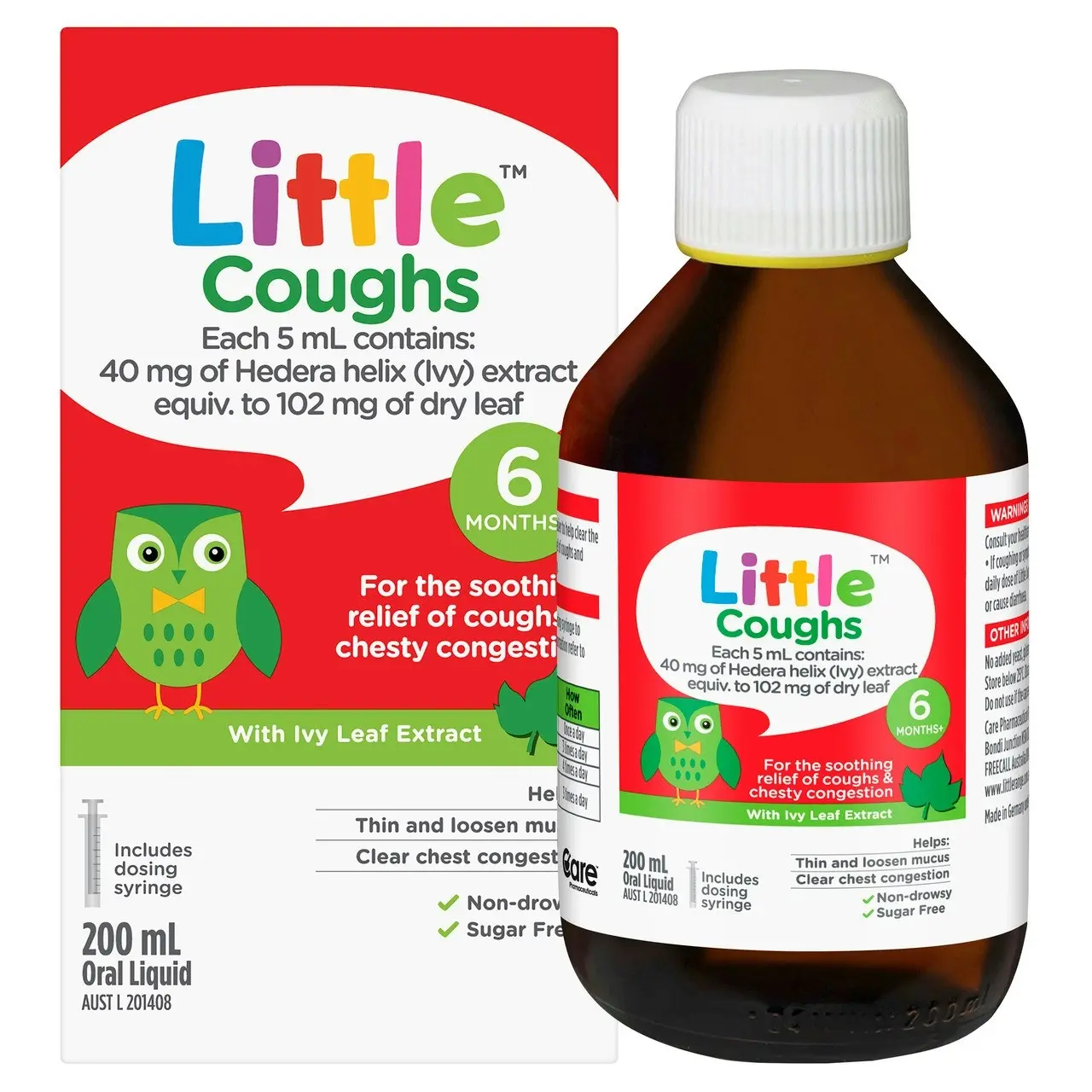 Little Coughs Oral Liquid Original 200mL