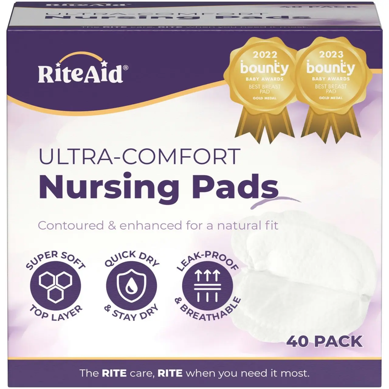 Rite Aid Nursing Pads 40 Pack