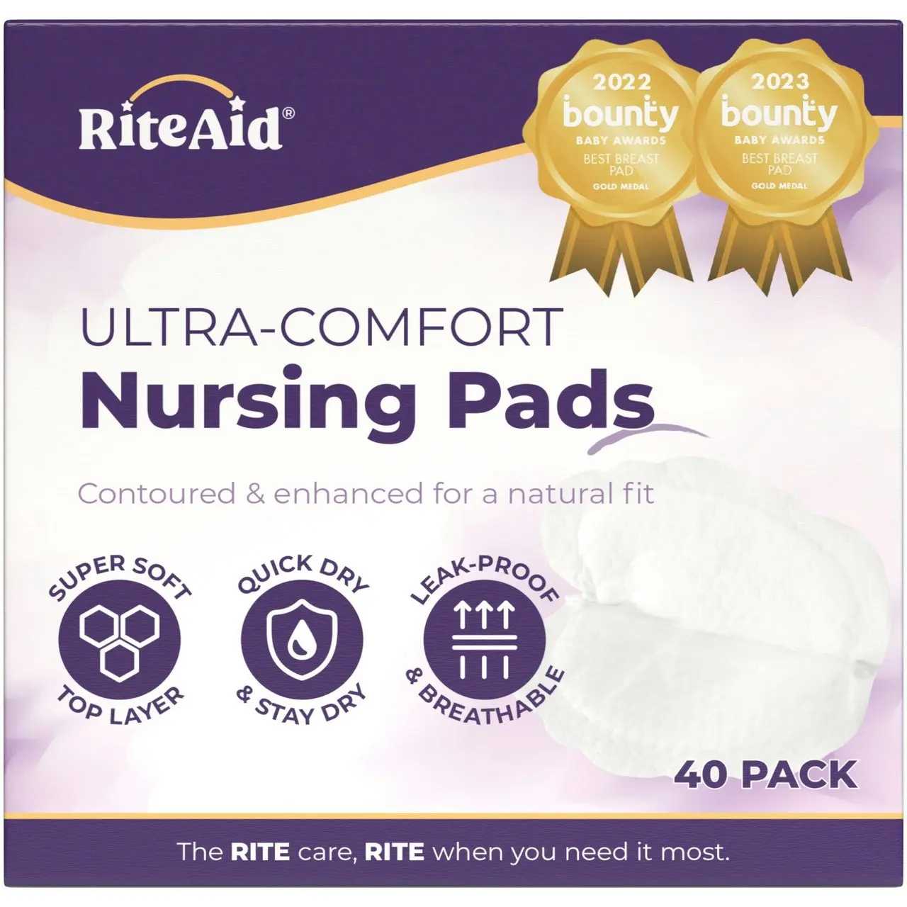 Rite Aid Nursing Pads 40 Pack