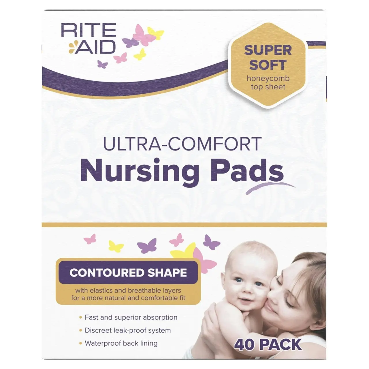 Rite Aid Nursing Pads 40 Pack