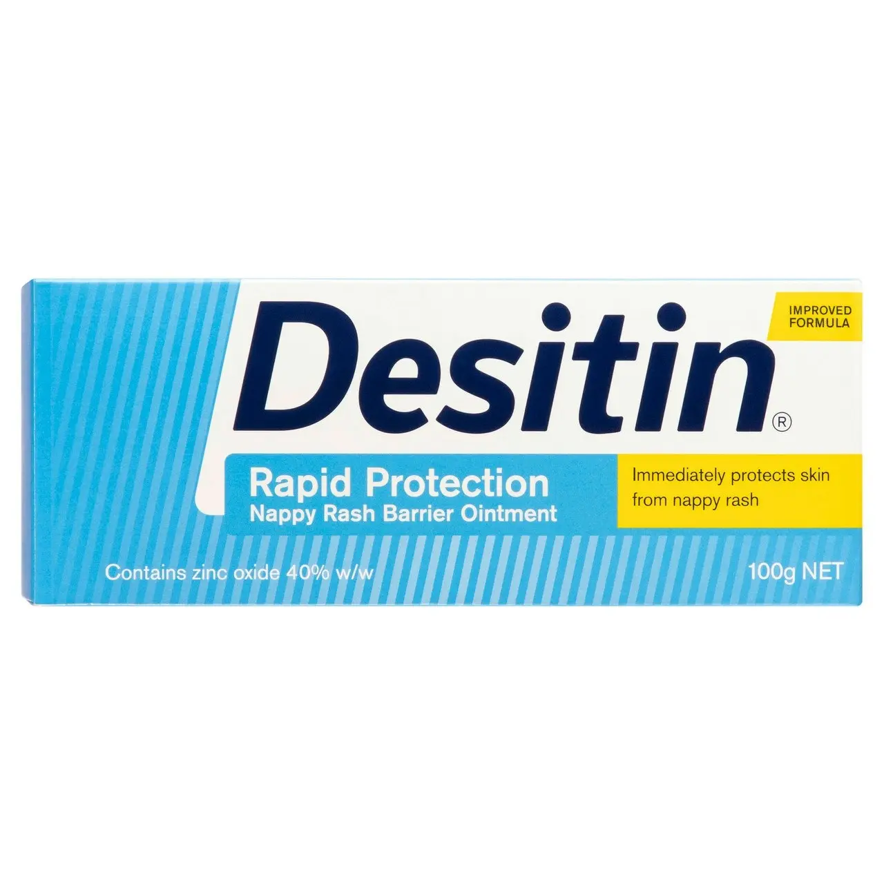 Desitin Rapid Protection Nappy Rash Barrier Ointment 100g