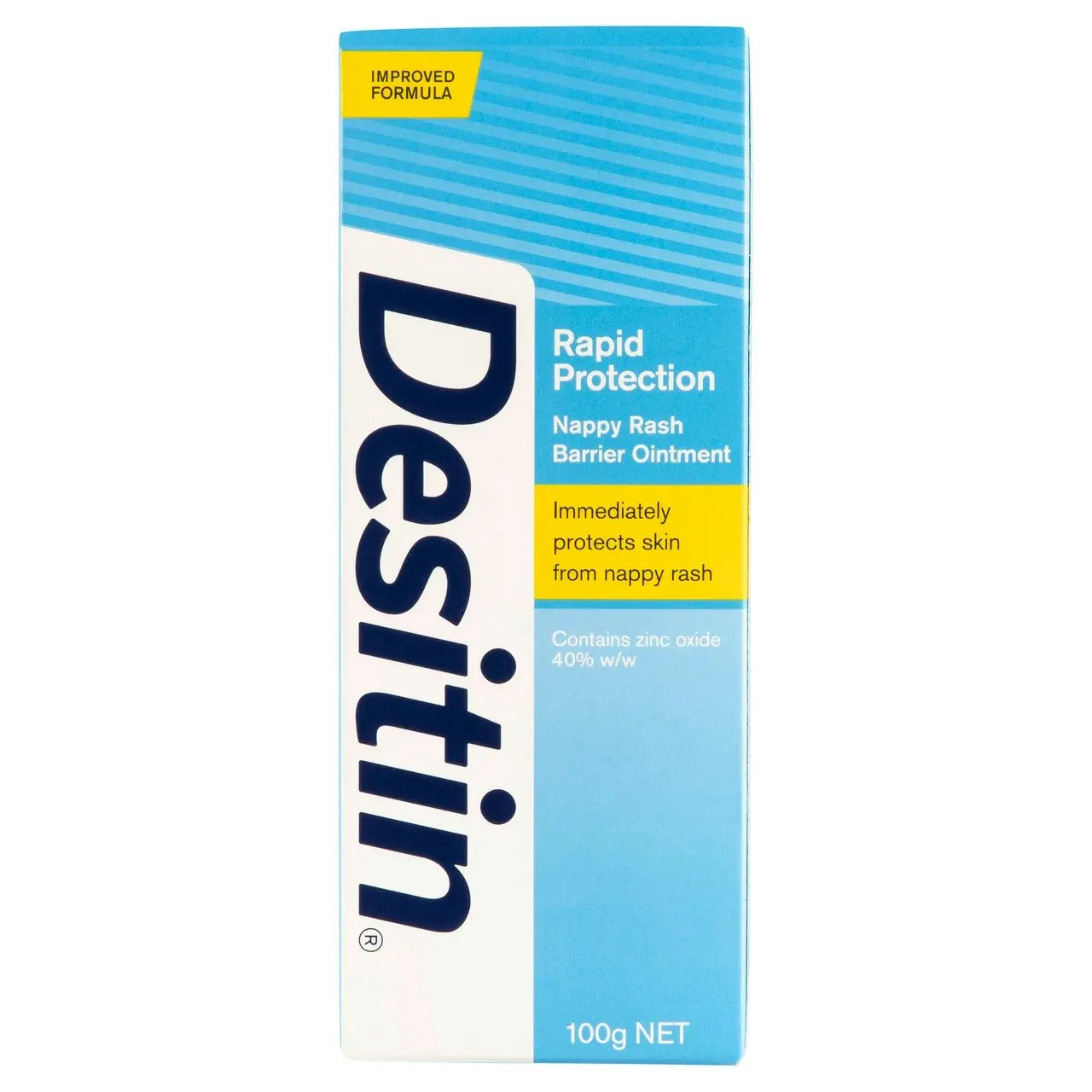 Desitin Rapid Protection Nappy Rash Barrier Ointment 100g