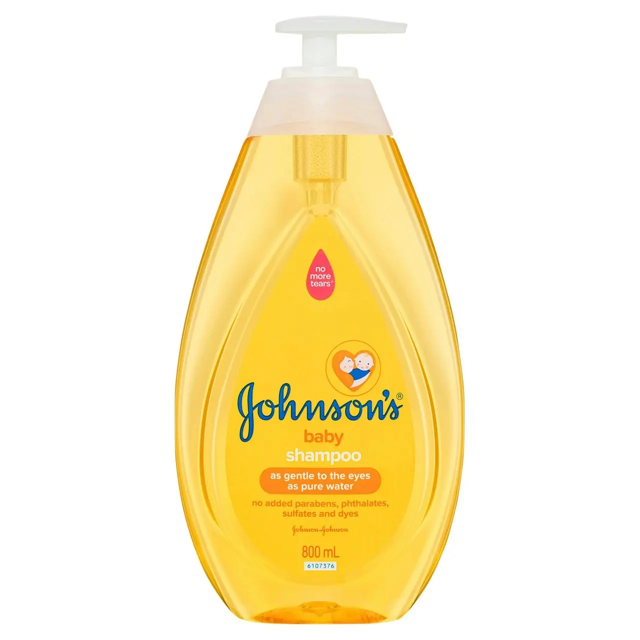 Johnson's Hypoallergenic Gentle Tear-Free Cleansing Baby Shampoo 800mL