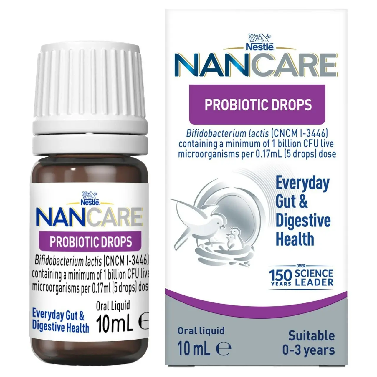 Nestle NAN CARE Probiotic Drops For Everyday Gut & Digestive Health 10mL