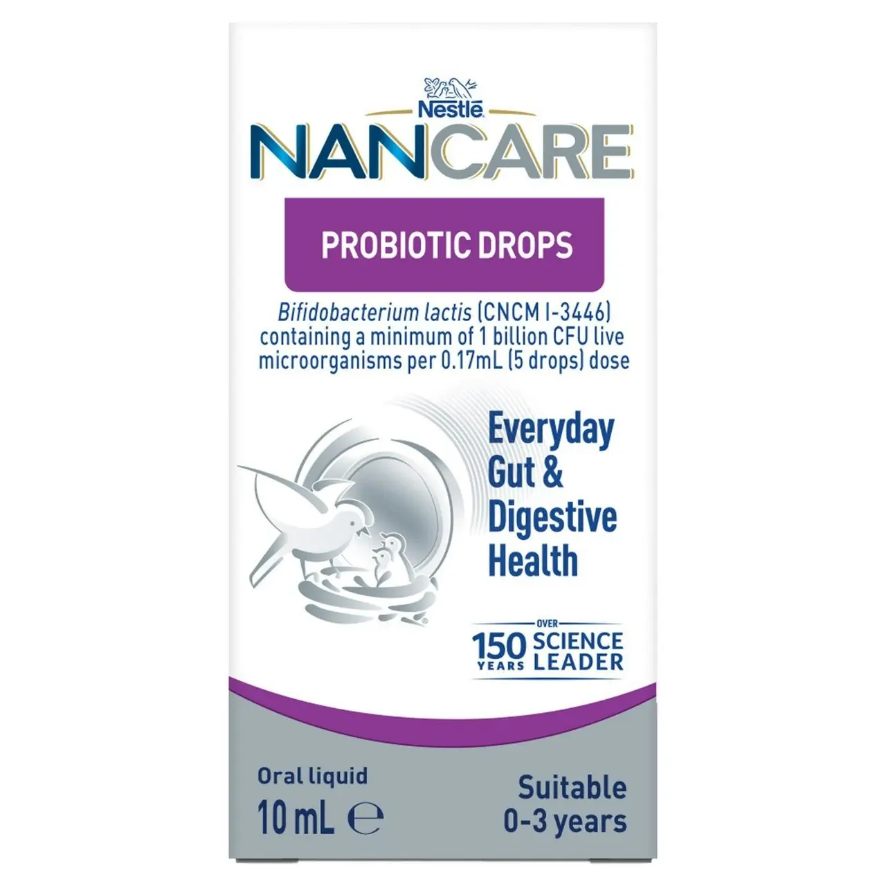 Nestle NAN CARE Probiotic Drops For Everyday Gut & Digestive Health 10mL