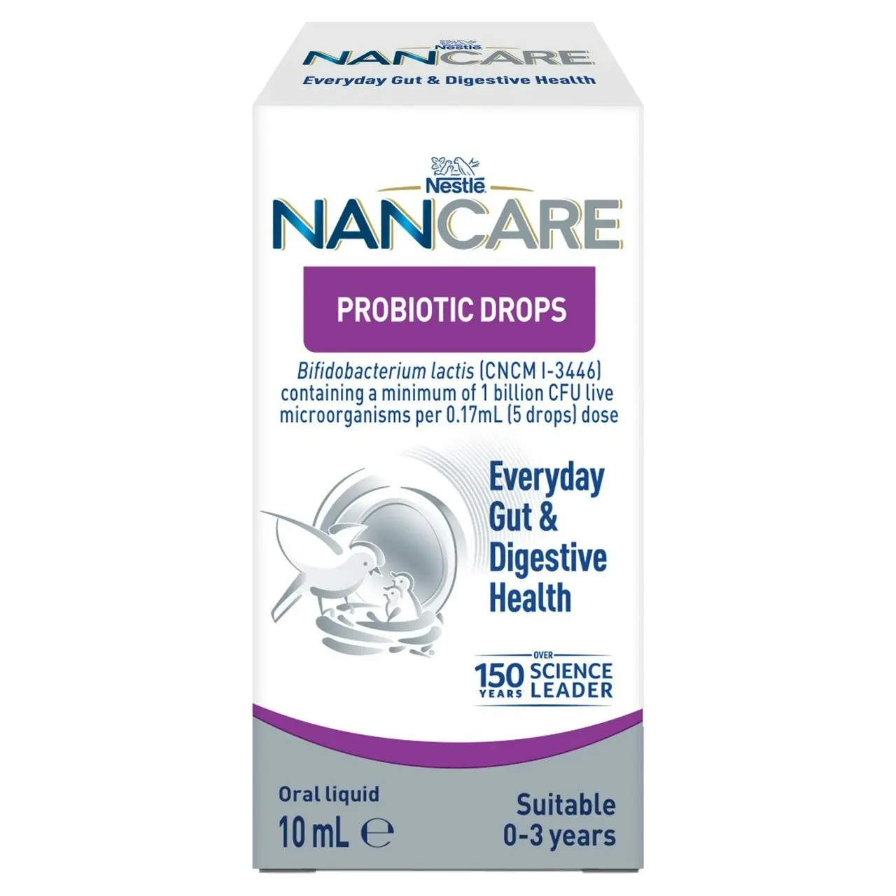 Nestle NAN CARE Probiotic Drops For Everyday Gut & Digestive Health 10mL