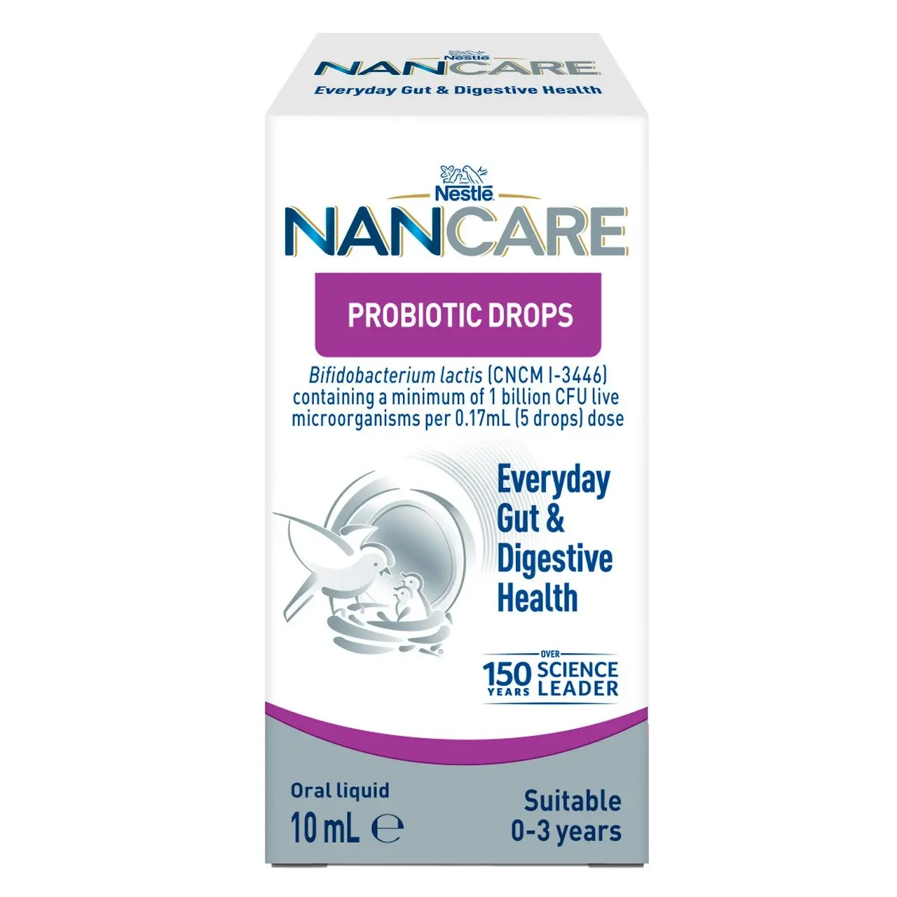 Nestle NAN CARE Probiotic Drops For Everyday Gut & Digestive Health 10mL