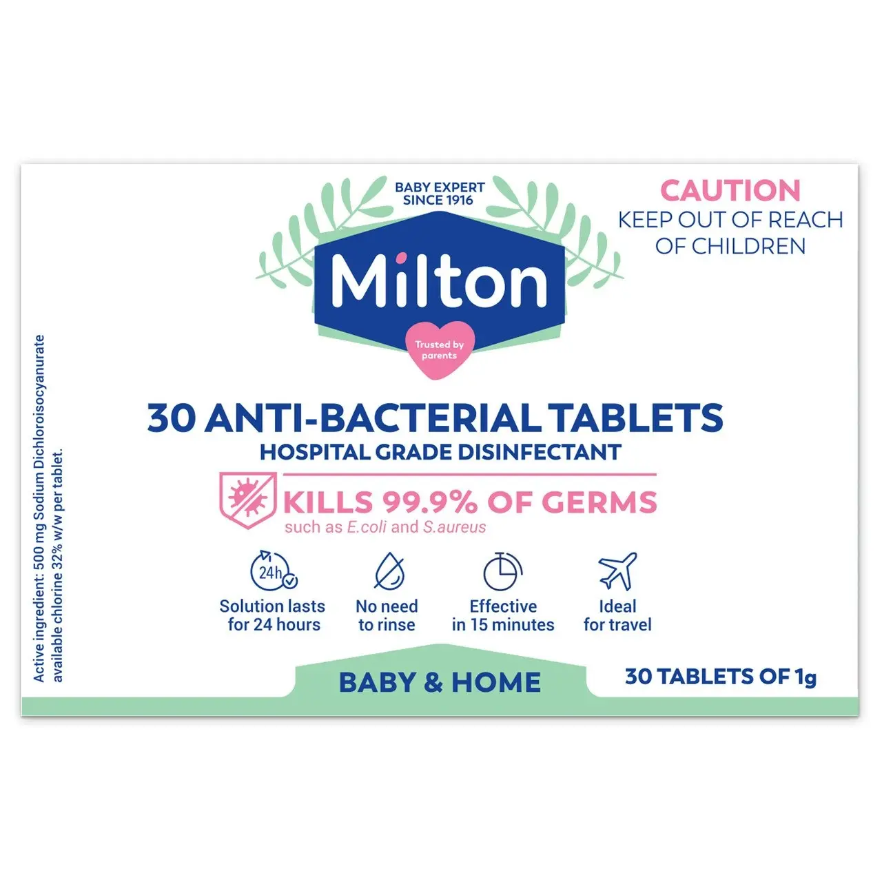 Milton 30 Anti-bacterial Tablets