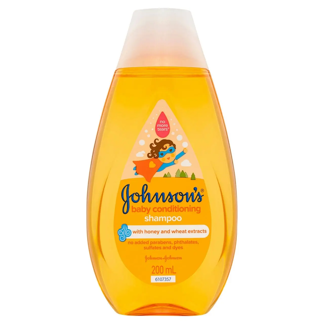 Johnson's 3-in-1 Hypoallergenic Gentle Tear-Free Conditioning Baby Shampoo & Cleansing Wash 200mL