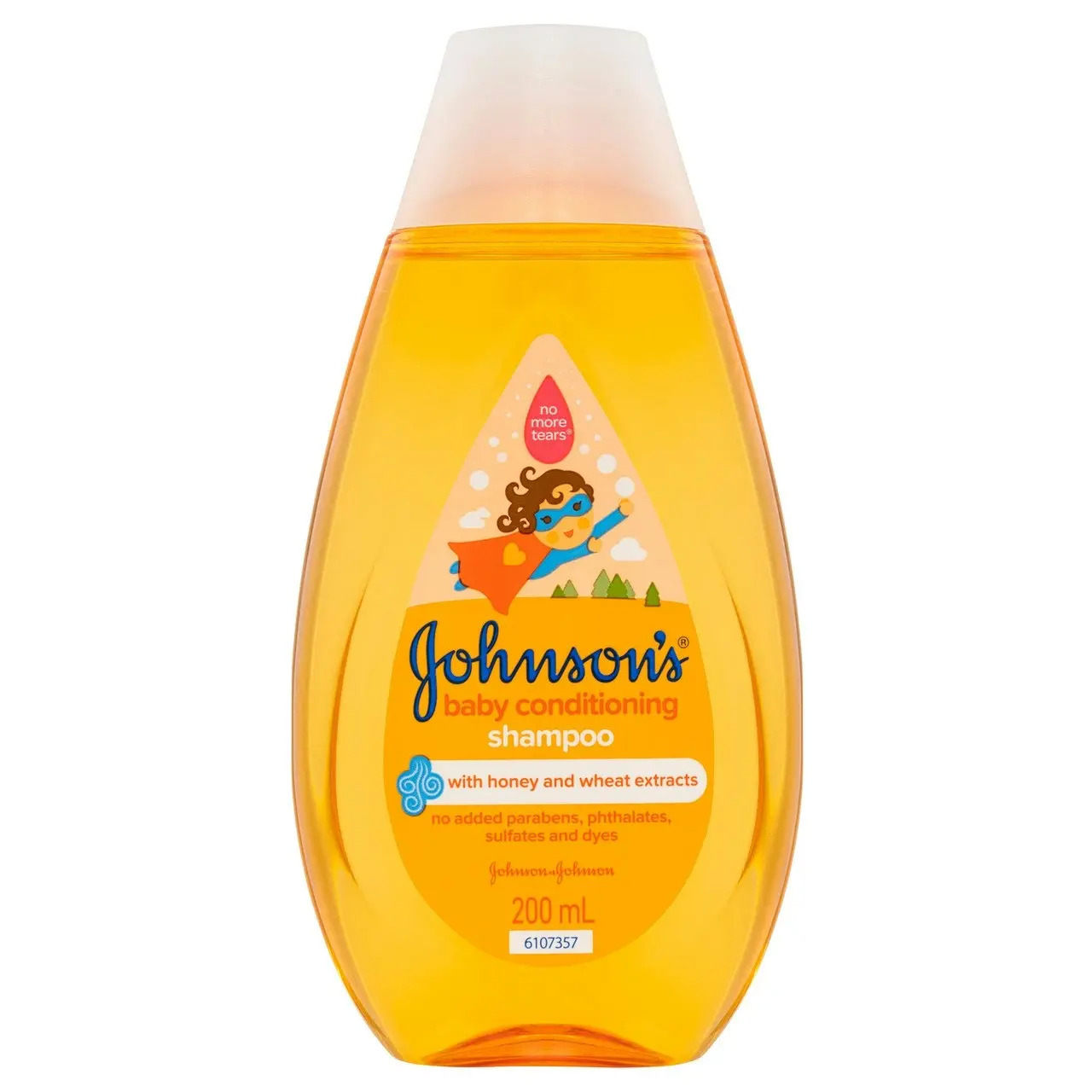 Johnson's 3-in-1 Hypoallergenic Gentle Tear-Free Conditioning Baby Shampoo & Cleansing Wash 200mL