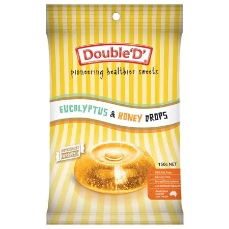 Double 'D' Eucalyptus & Honey Drops 150g