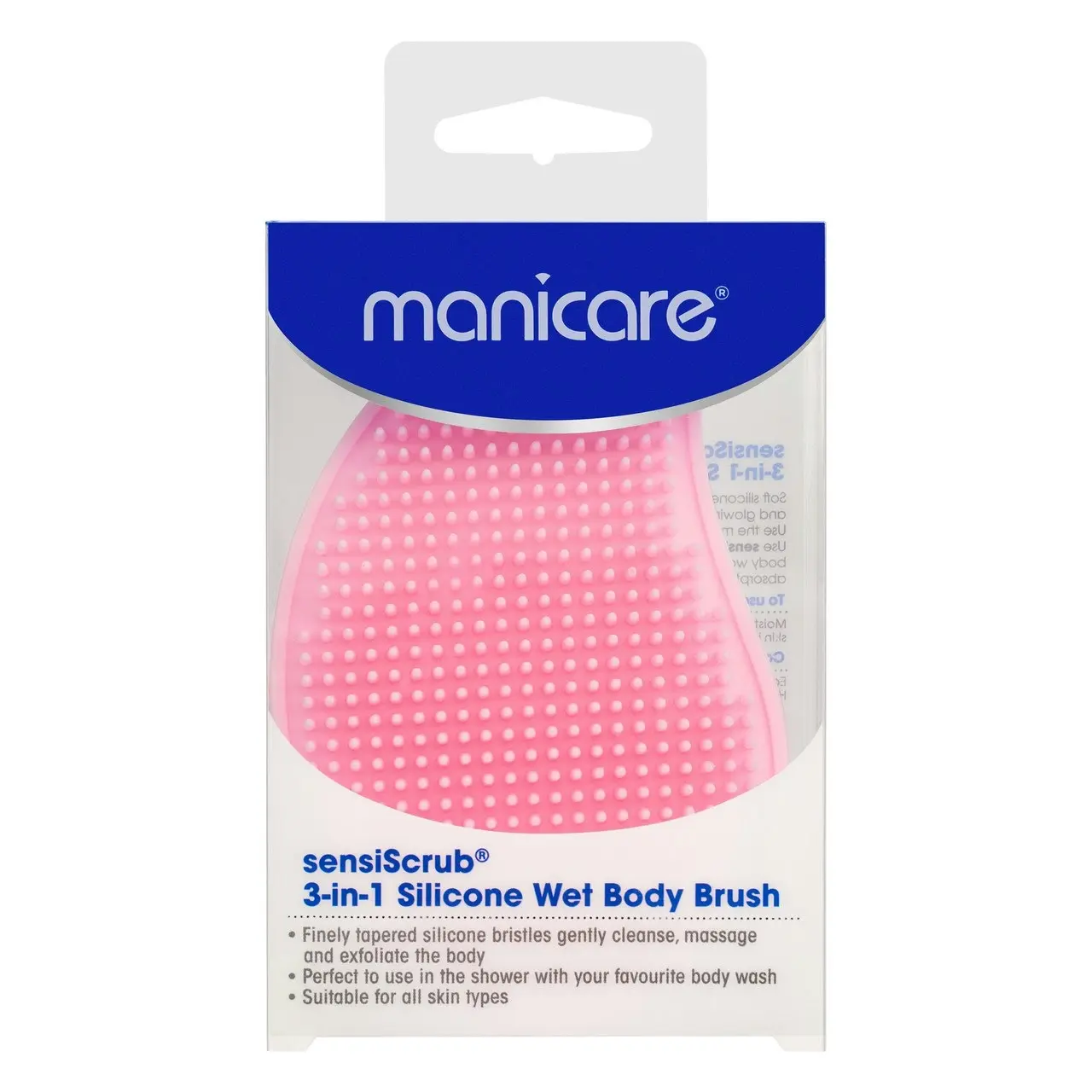 Manicare SensiScrub(TM) 3 in 1 Wet Body Brush