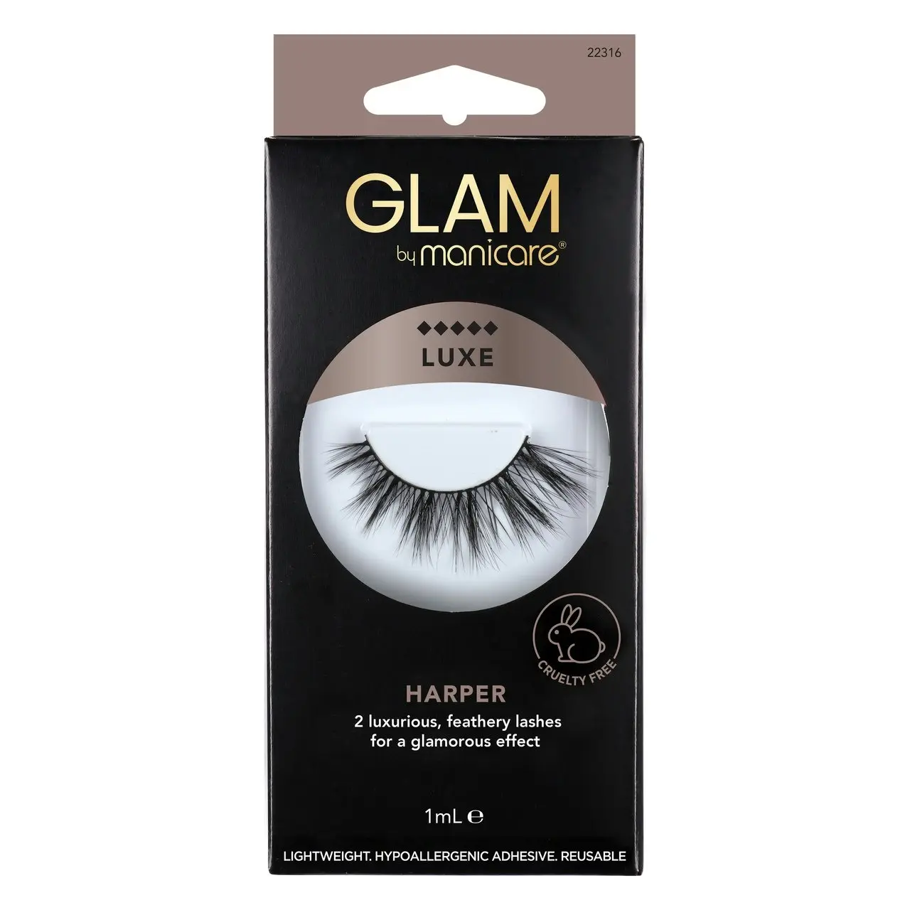 Glam by Manicare Harper Luxe Lashes