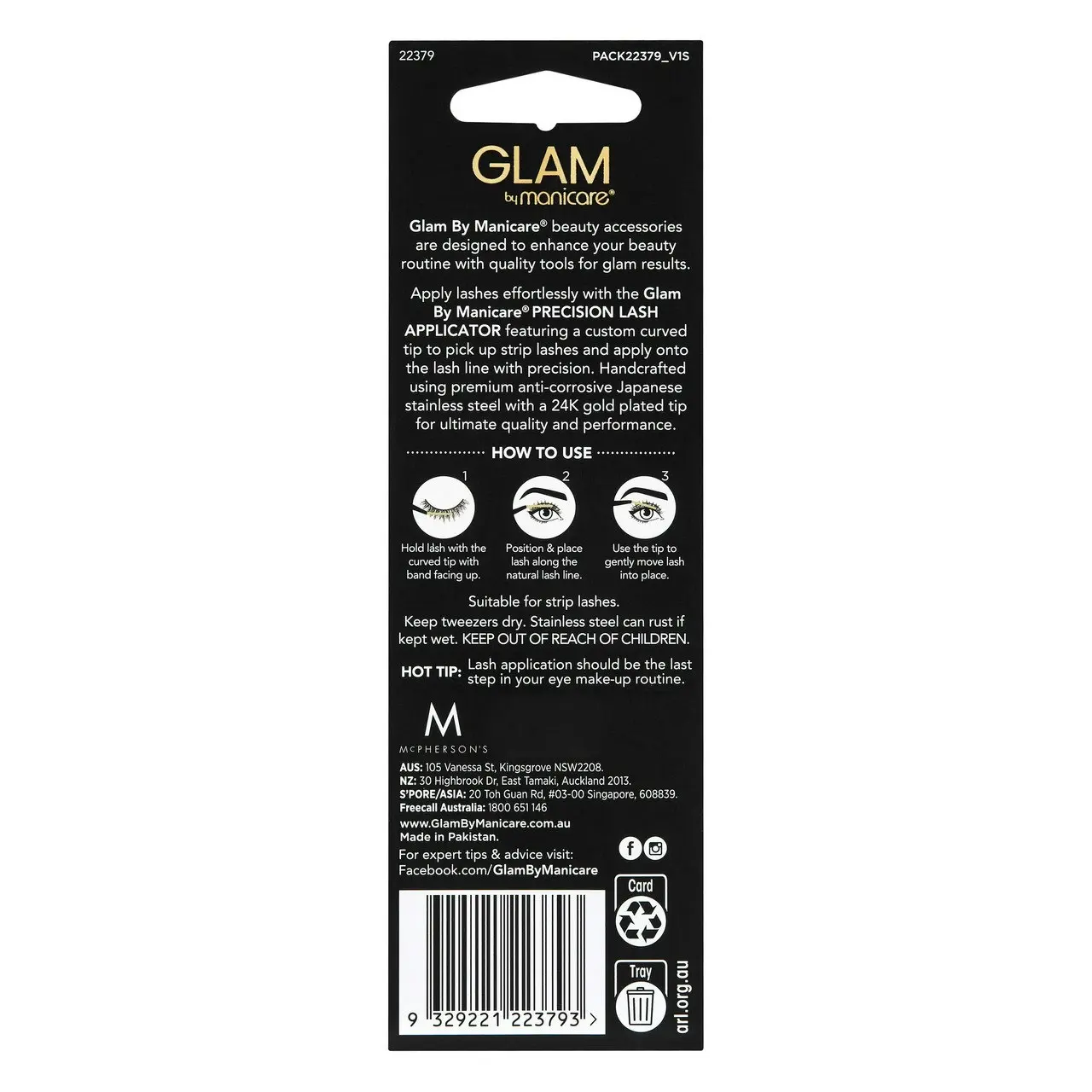 Glam by Manicare(R) Precision Lash Applicator