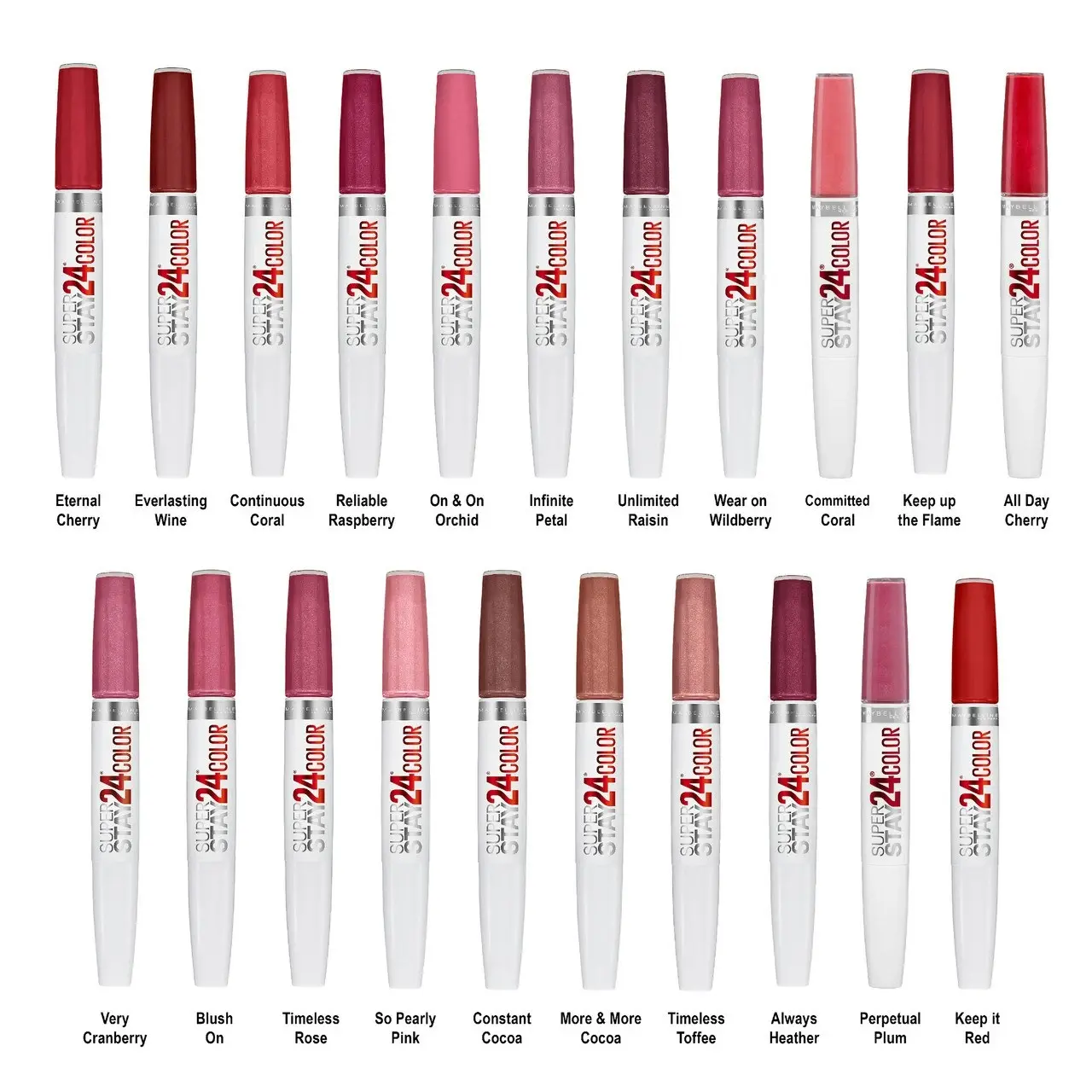 Maybelline SuperStay 24 2-Step Longwear Liquid Lipstick - All Day Cherry 015