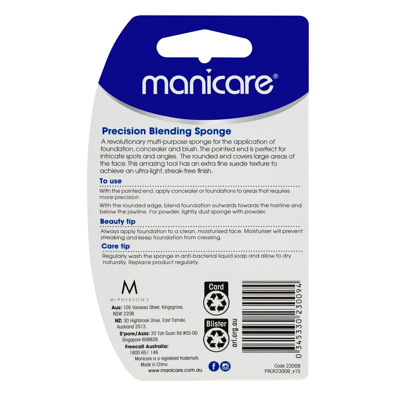 Manicare Precision Blending Sponge