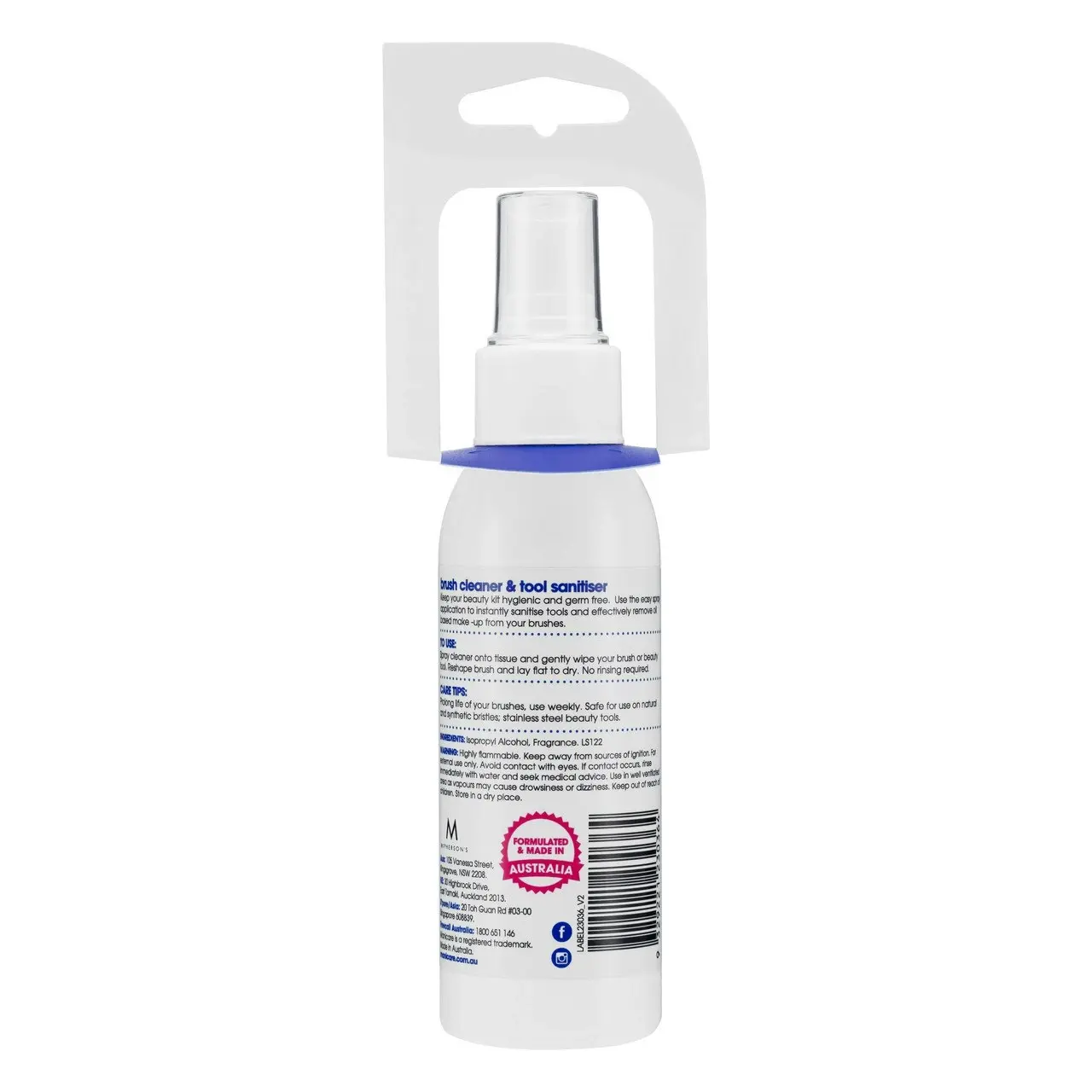 Manicare Brush Cleaner & Tool Sanitiser 100mL