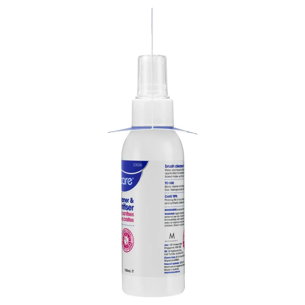 Manicare Brush Cleaner & Tool Sanitiser 100mL