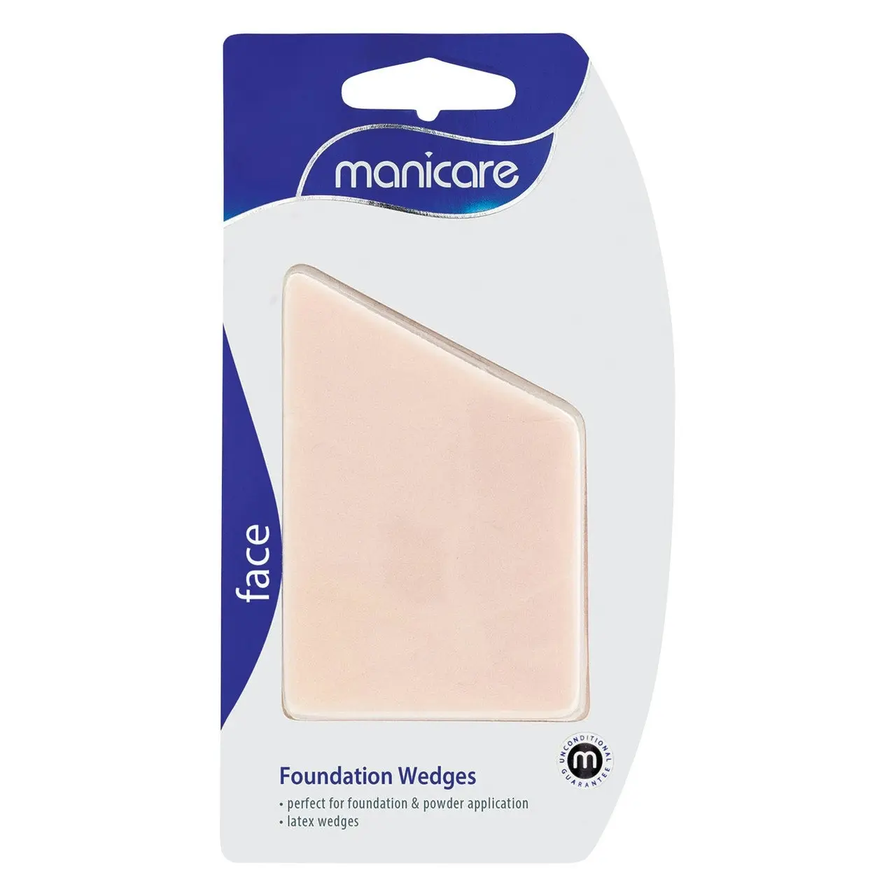 Manicare Foundation Sponges, Latex Wedges, 5 Pack